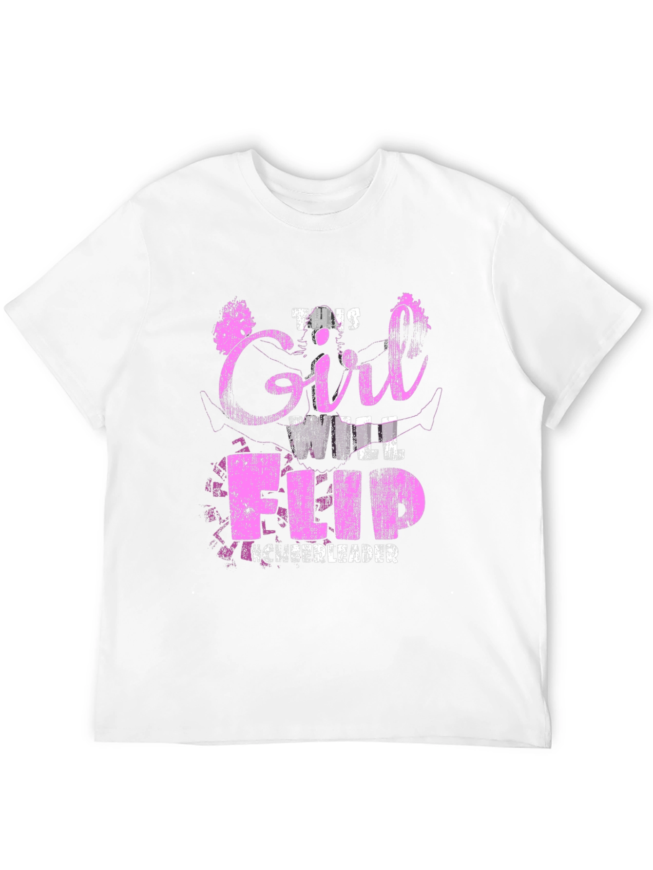 This Girl Will Flip Cheerleader T-Shirt