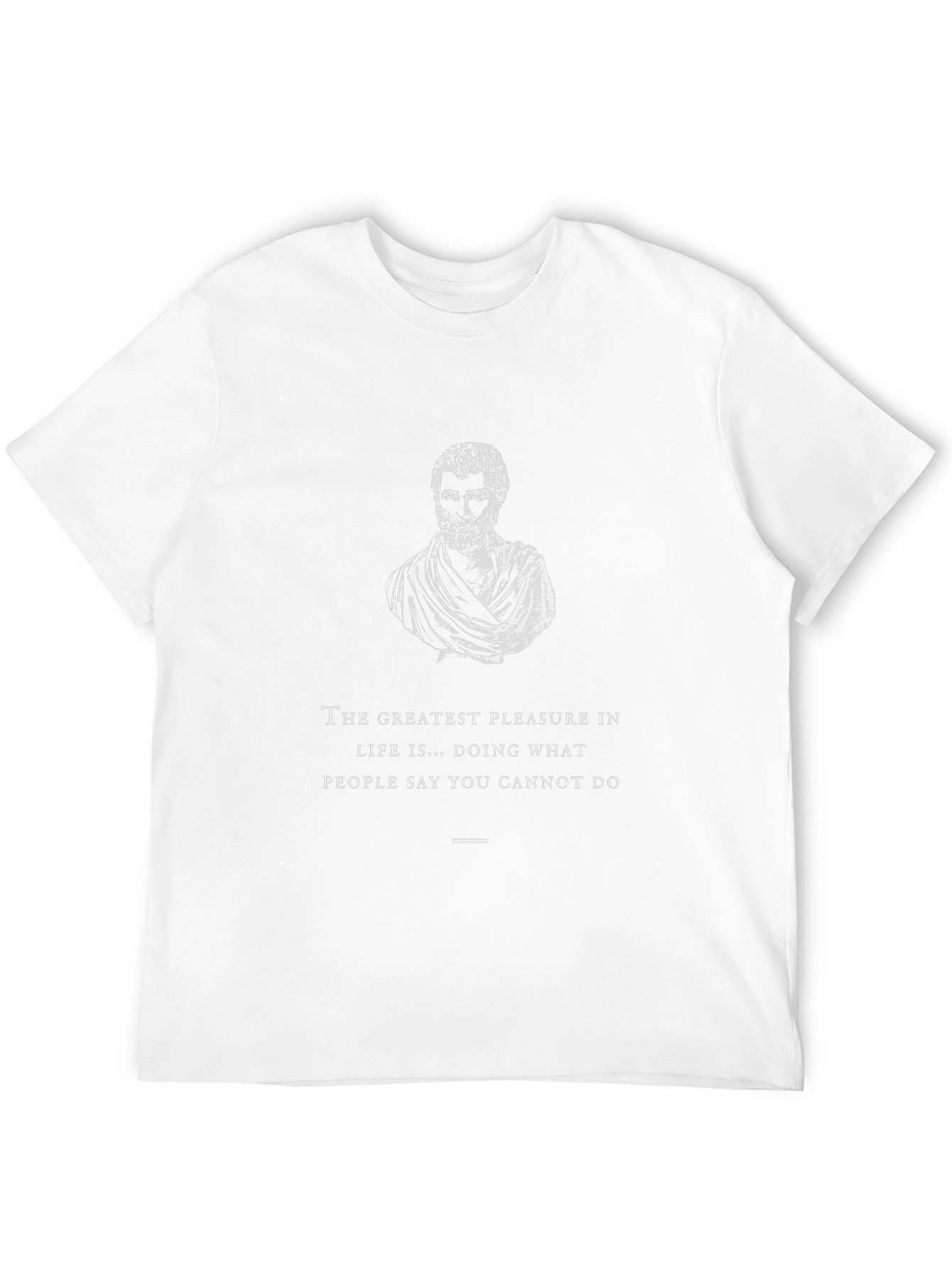 Inspirational Quote T-Shirt - Black