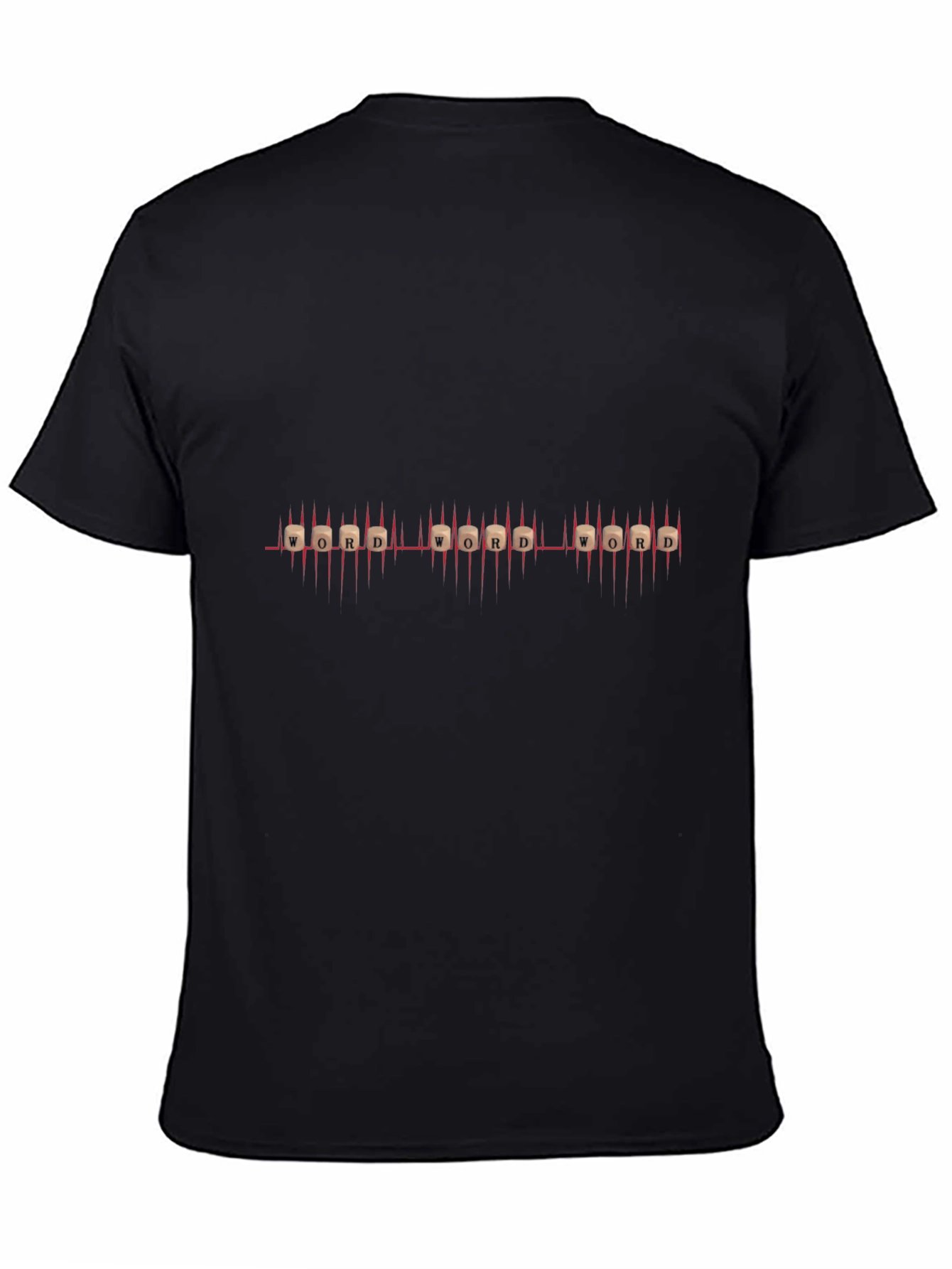 Word ECG T-Shirt - Unique Design Everyday Wear