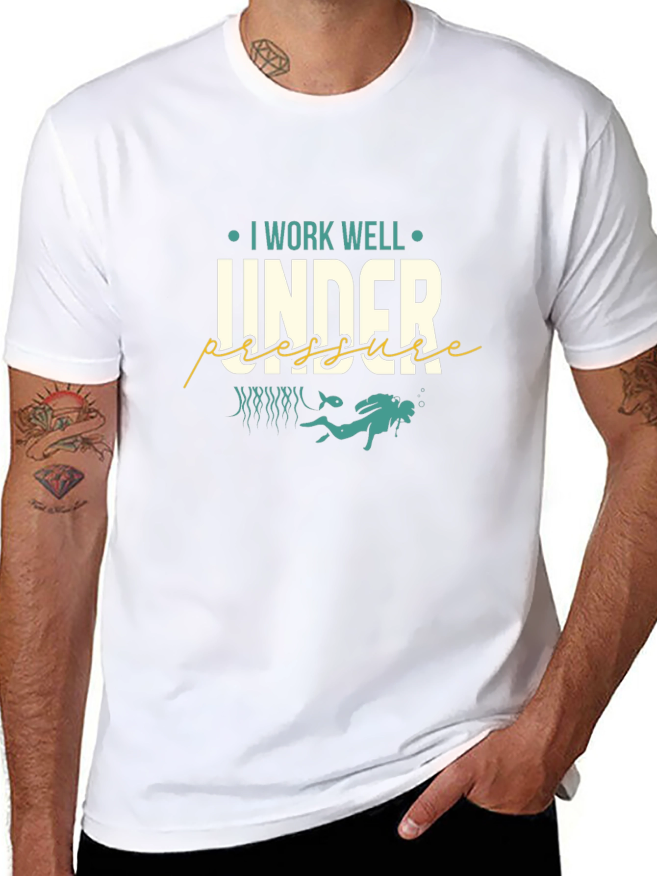 I Work Well Under Pressure Diver T-Shirt