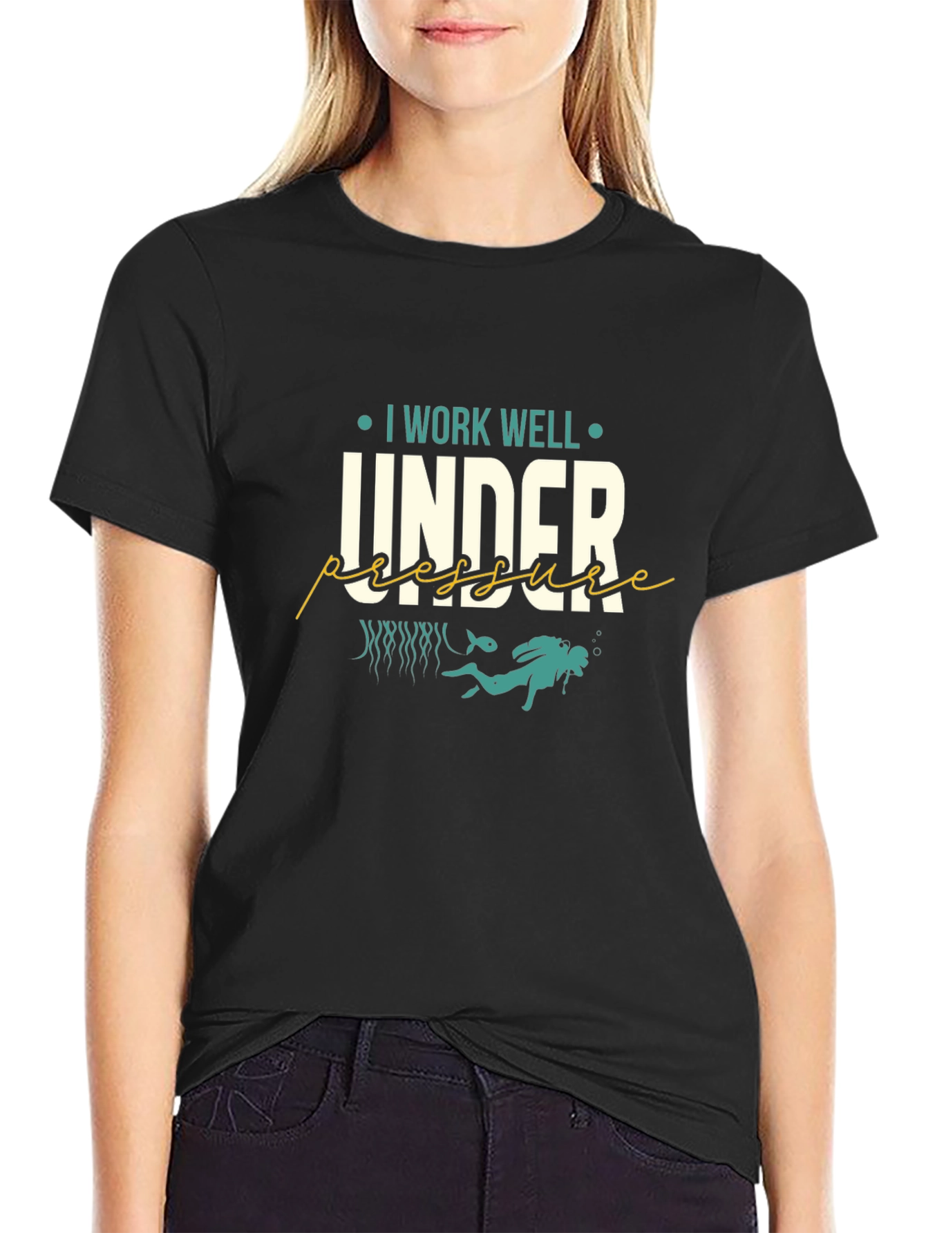 I Work Well Under Pressure Diver T-Shirt