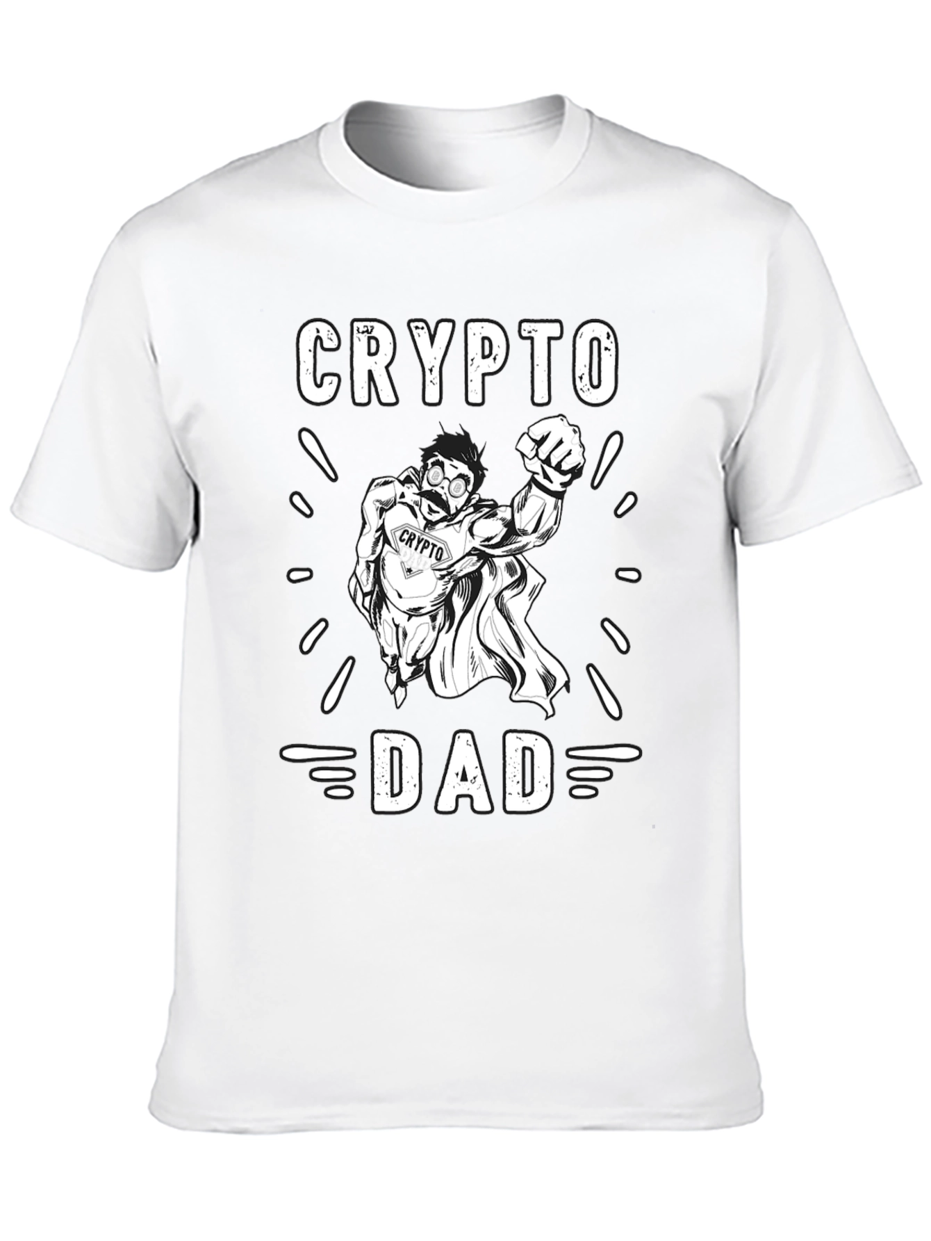Crypto Dad Graphic Tee - Bitcoin T-Shirt