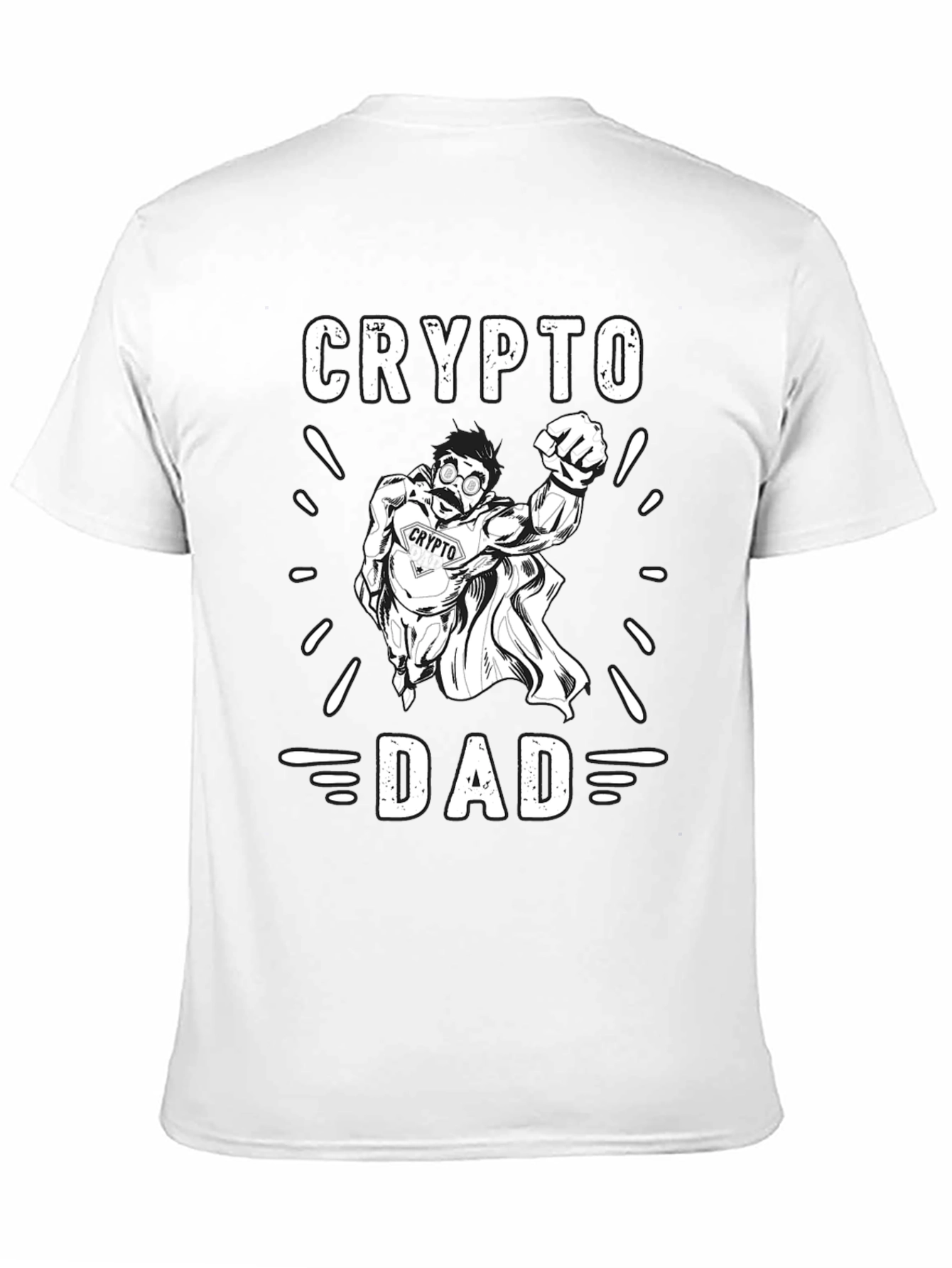 Crypto Dad Graphic Tee - Bitcoin T-Shirt