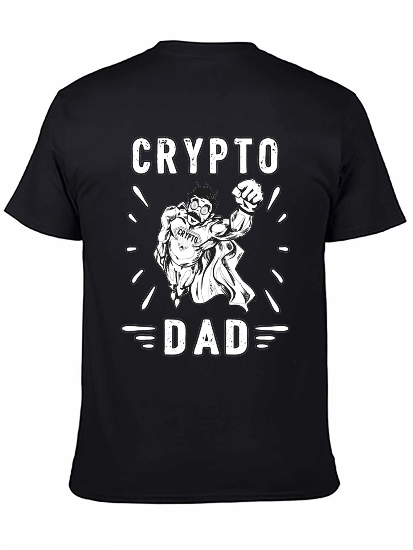 Crypto Dad Graphic Tee - Bitcoin T-Shirt