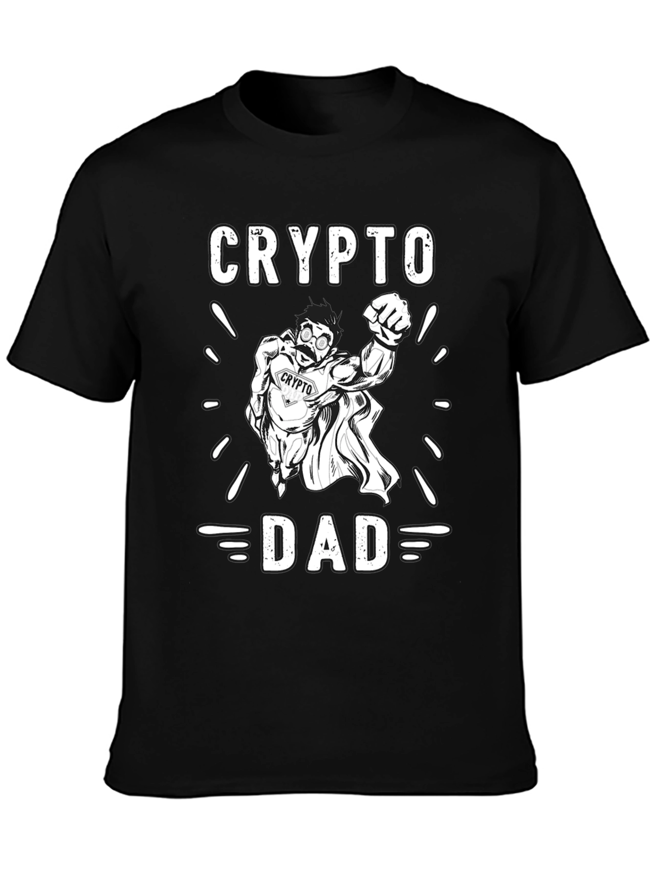 Crypto Dad Graphic Tee - Bitcoin T-Shirt