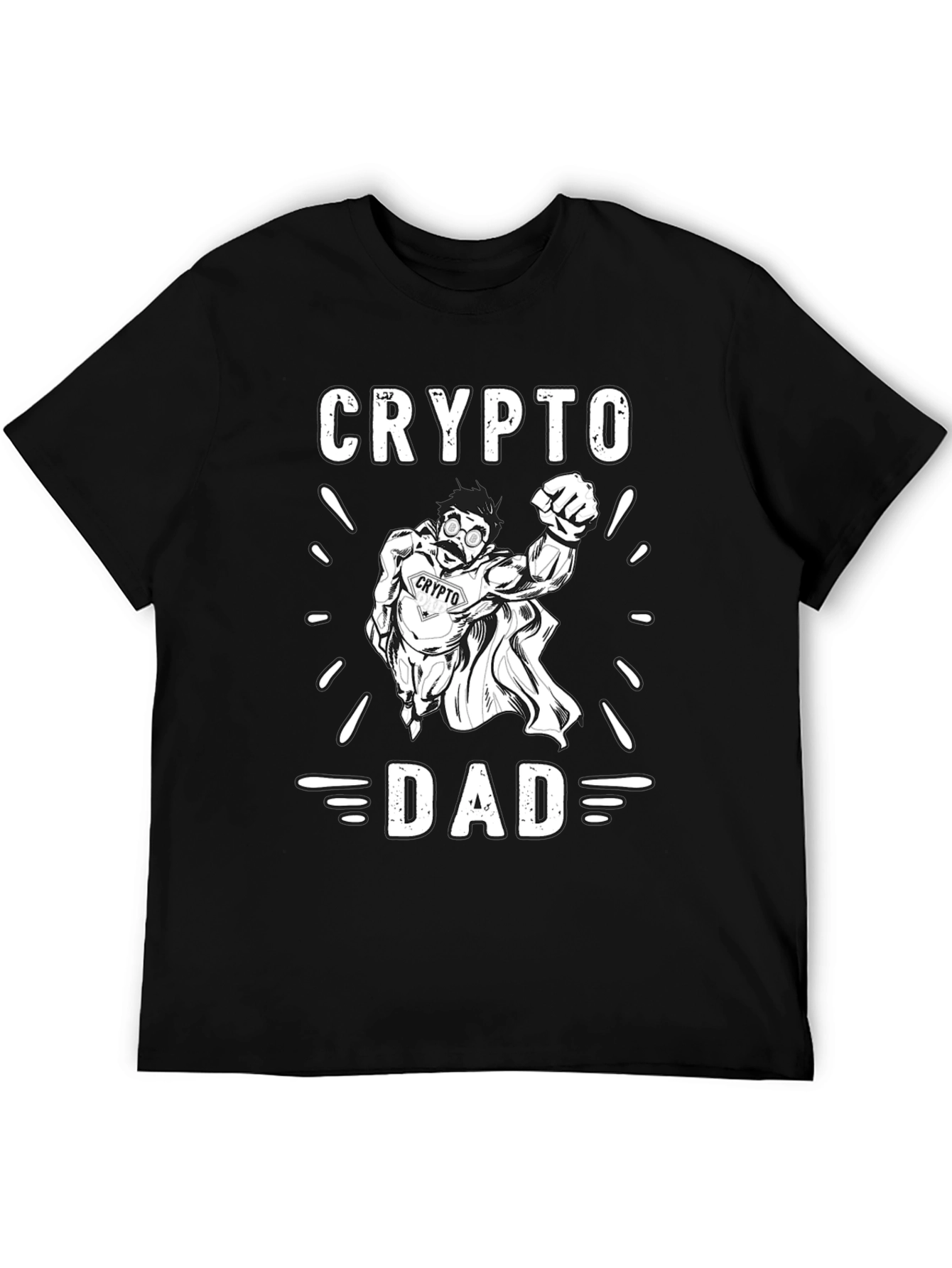 Crypto Dad Graphic Tee - Bitcoin T-Shirt