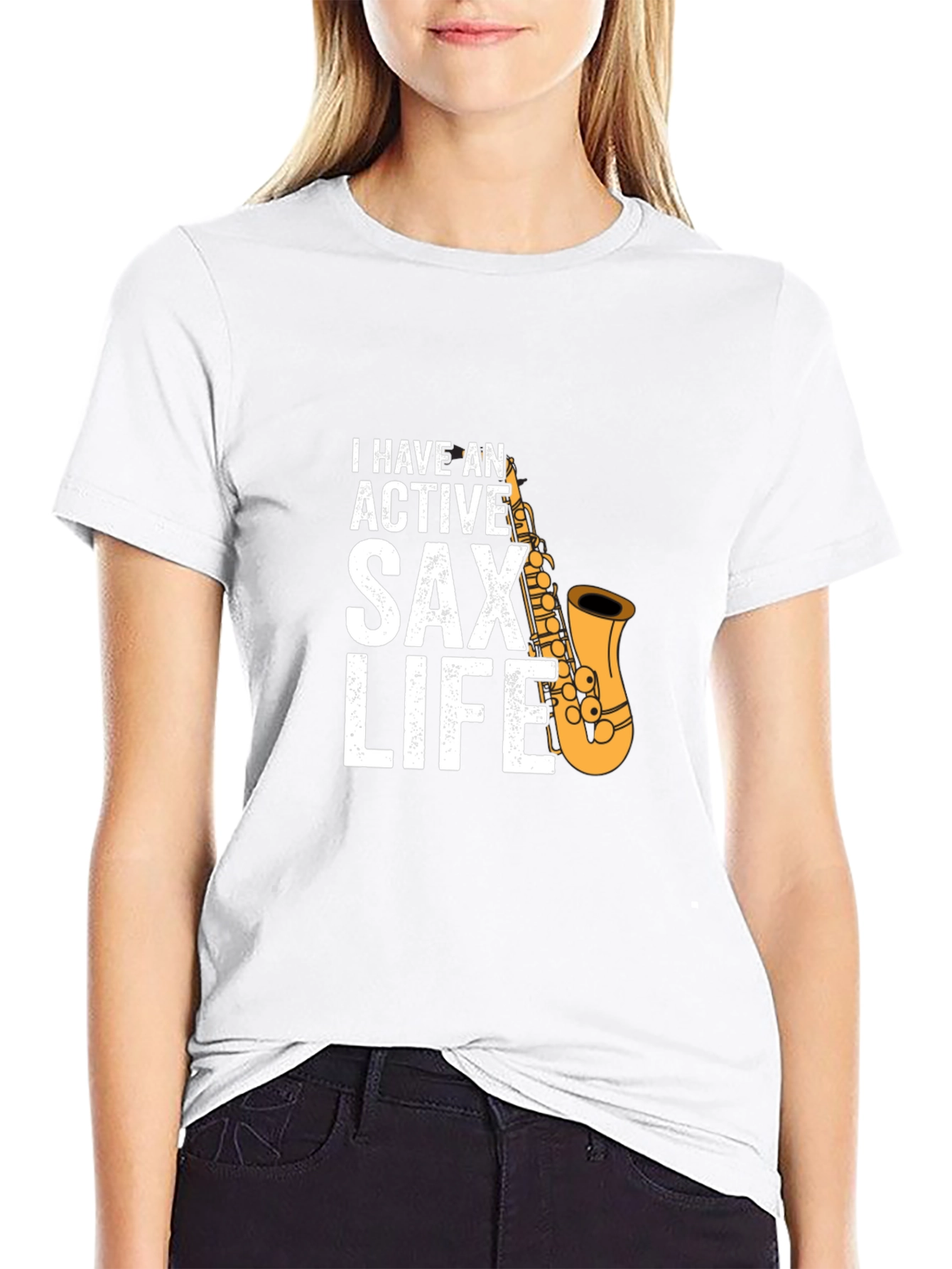 Active Sax Life Black T-Shirt