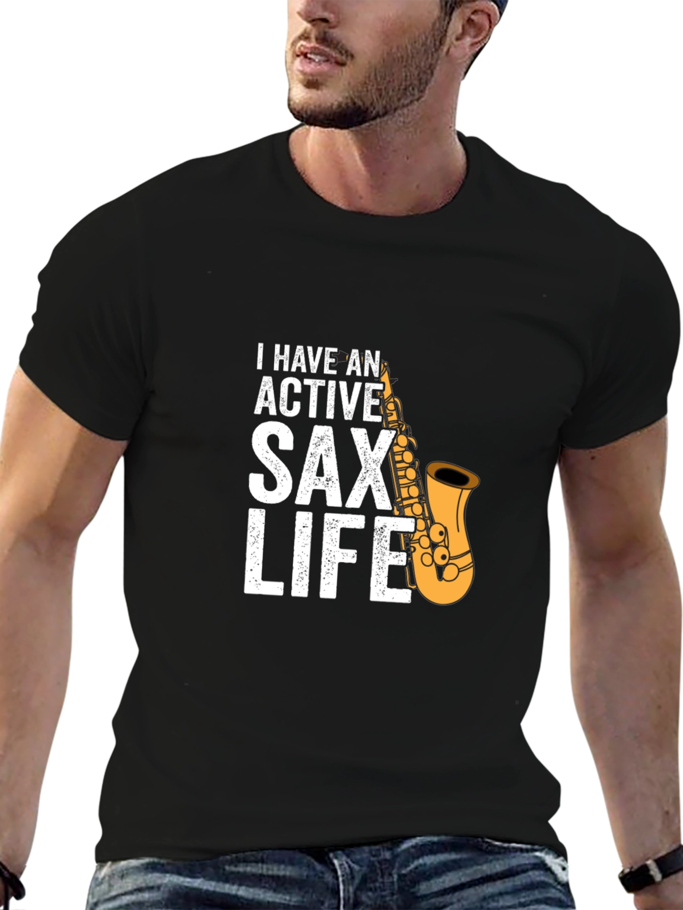 Active Sax Life Black T-Shirt