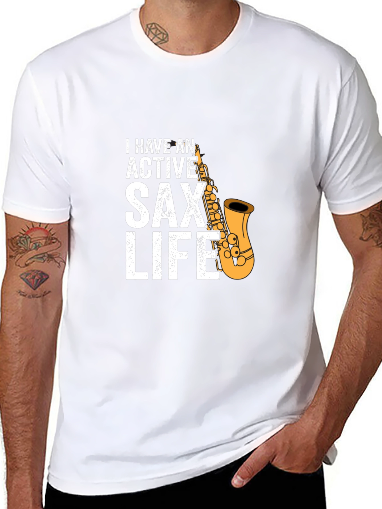 Active Sax Life Black T-Shirt