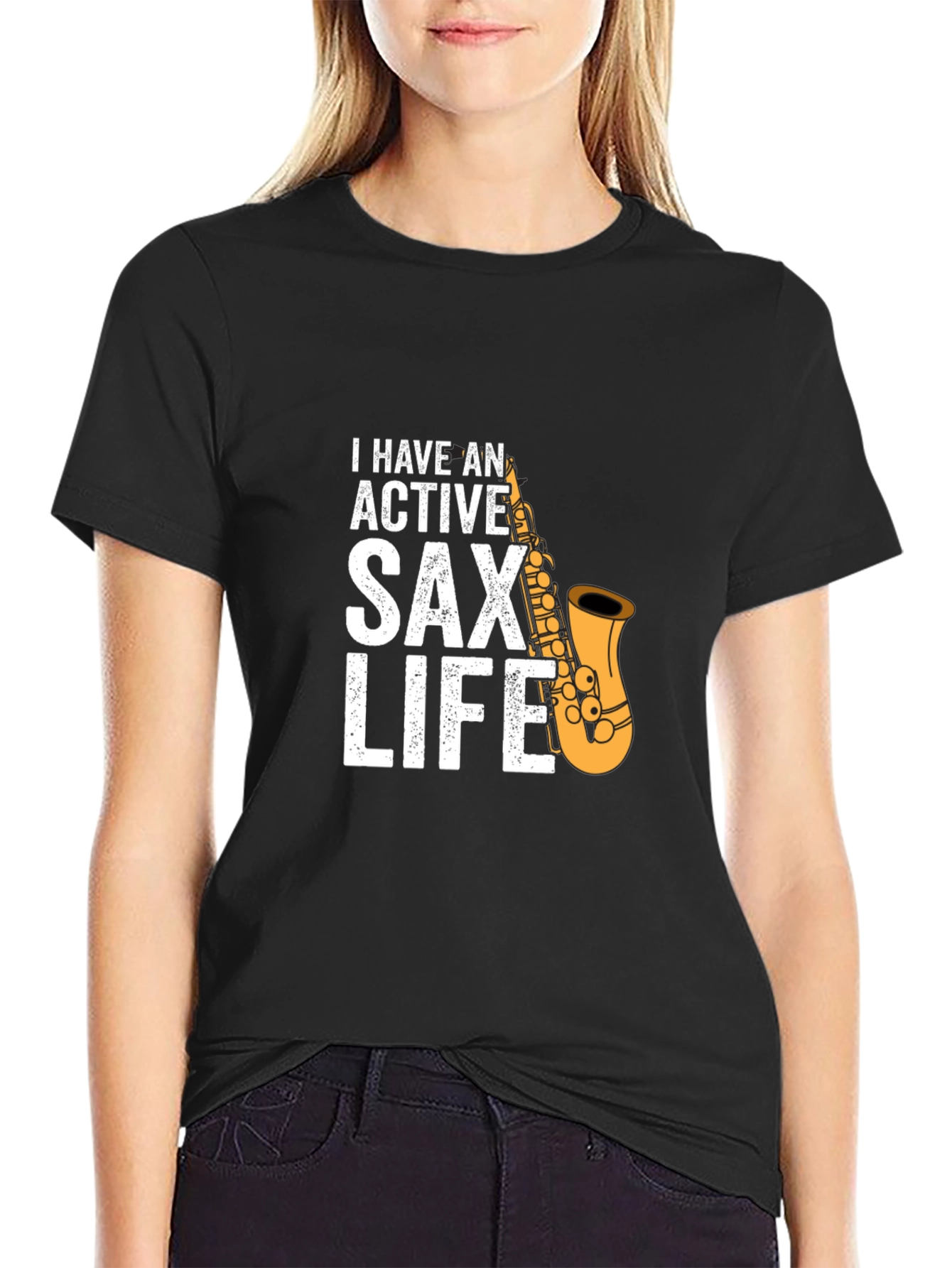 Active Sax Life Black T-Shirt