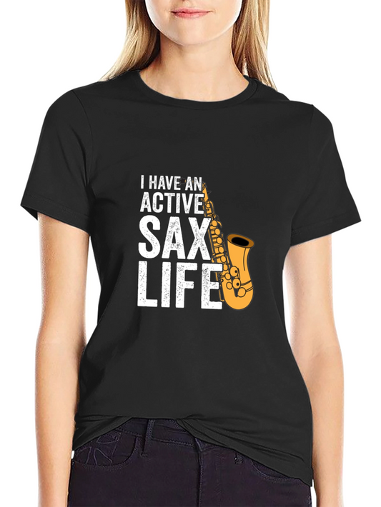 Active Sax Life Black T-Shirt