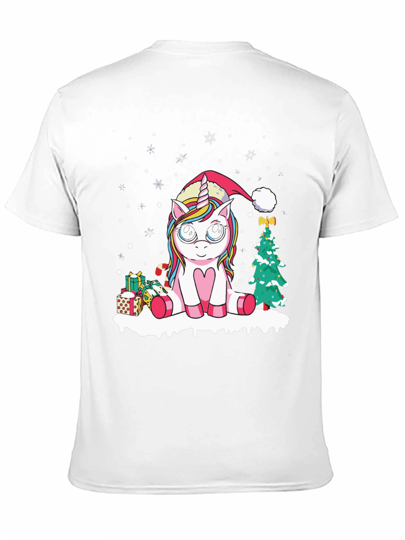 Festive Unicorn Christmas T-Shirt
