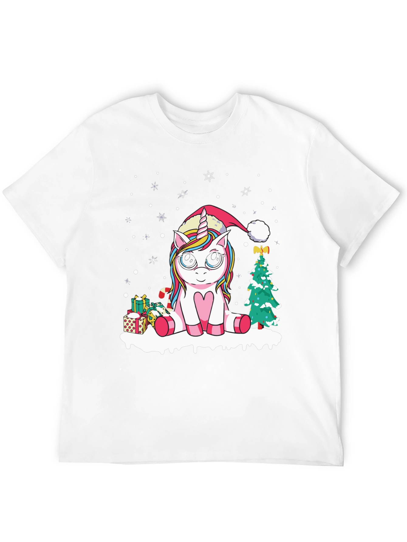 Festive Unicorn Christmas T-Shirt