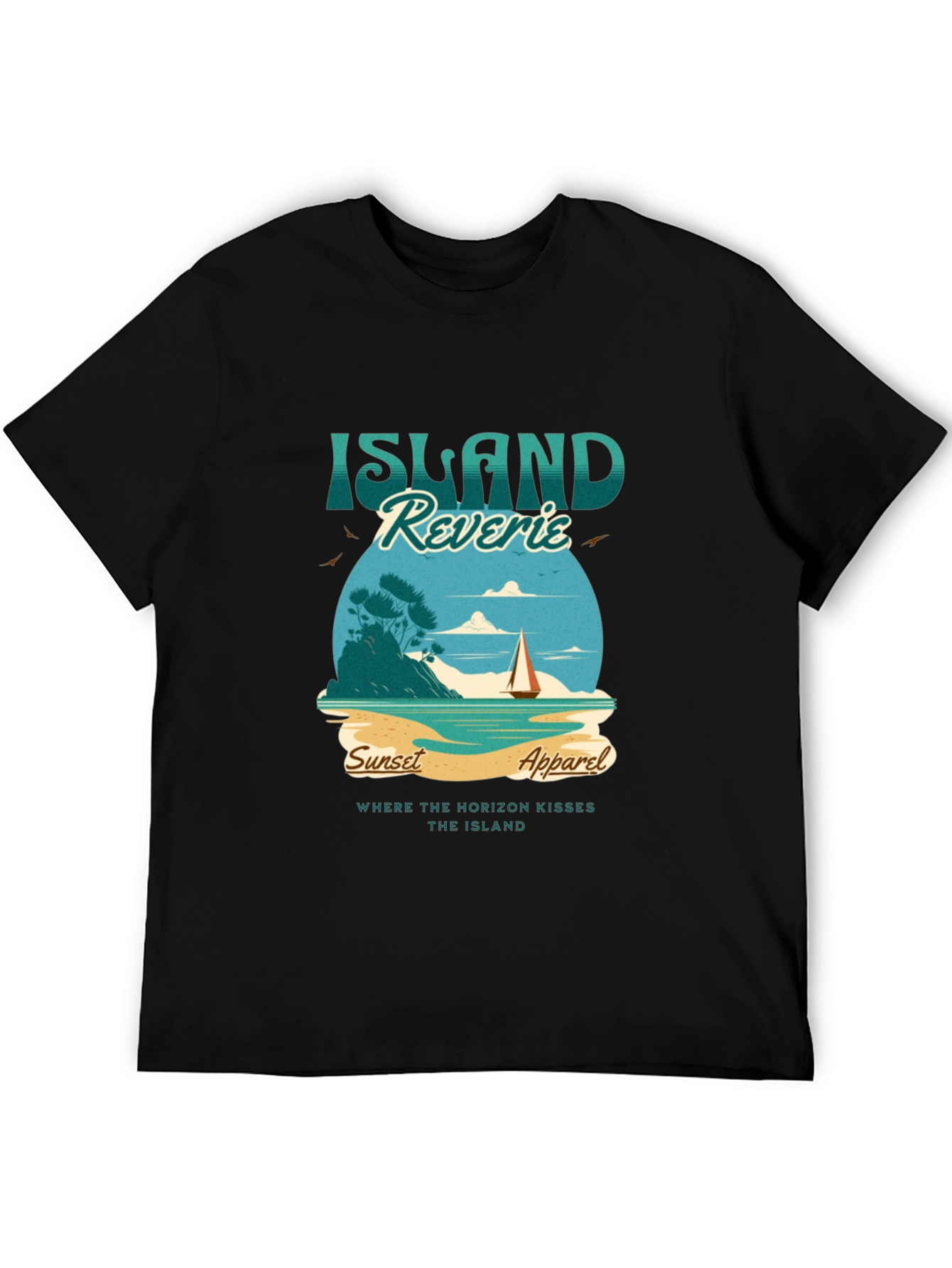 Island Reverie Graphic Tee - Sunset Apparel