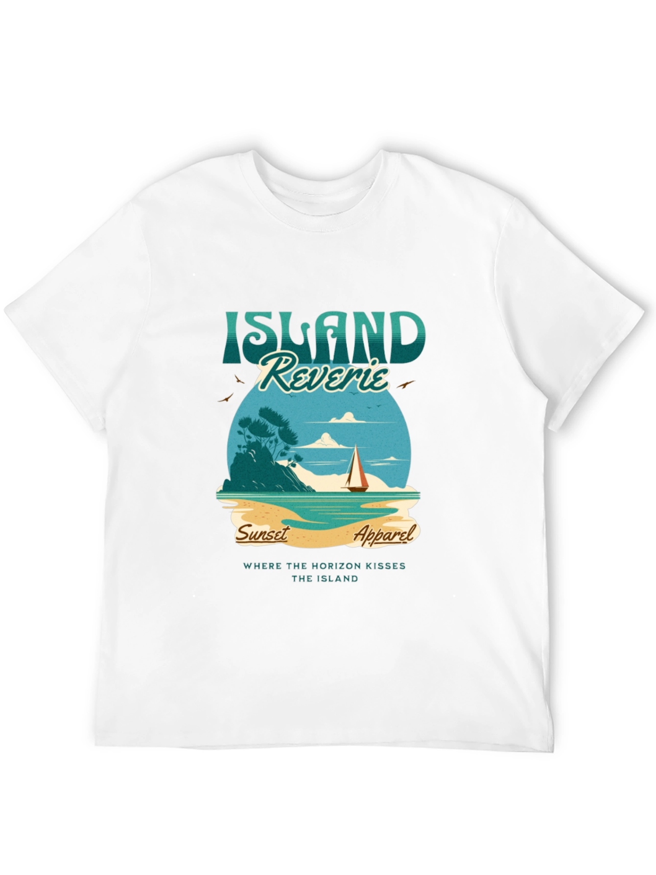 Island Reverie Graphic Tee - Sunset Apparel