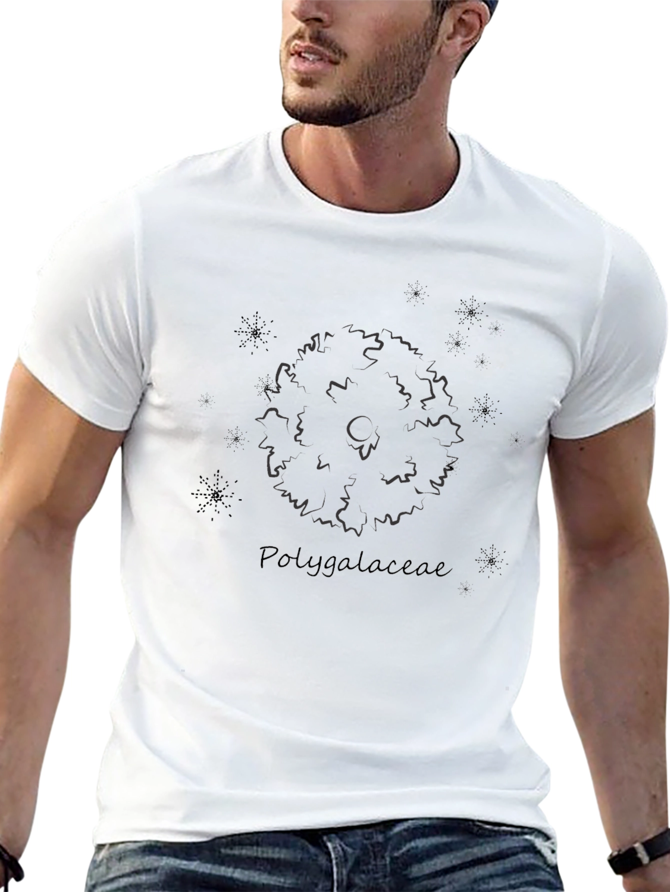 Polygala T-Shirt - Unique Botanical Design