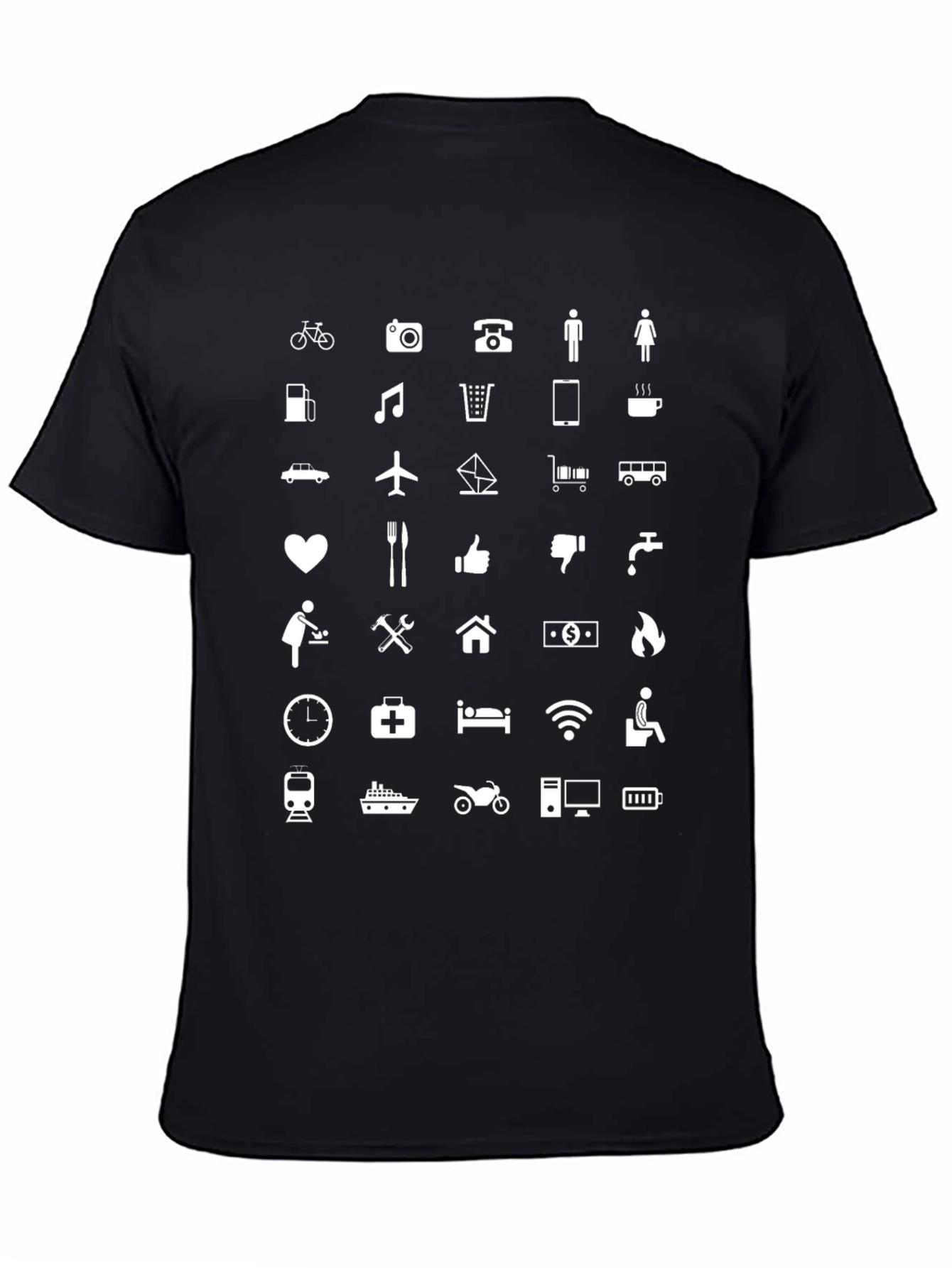 Icon Array Black T-Shirt