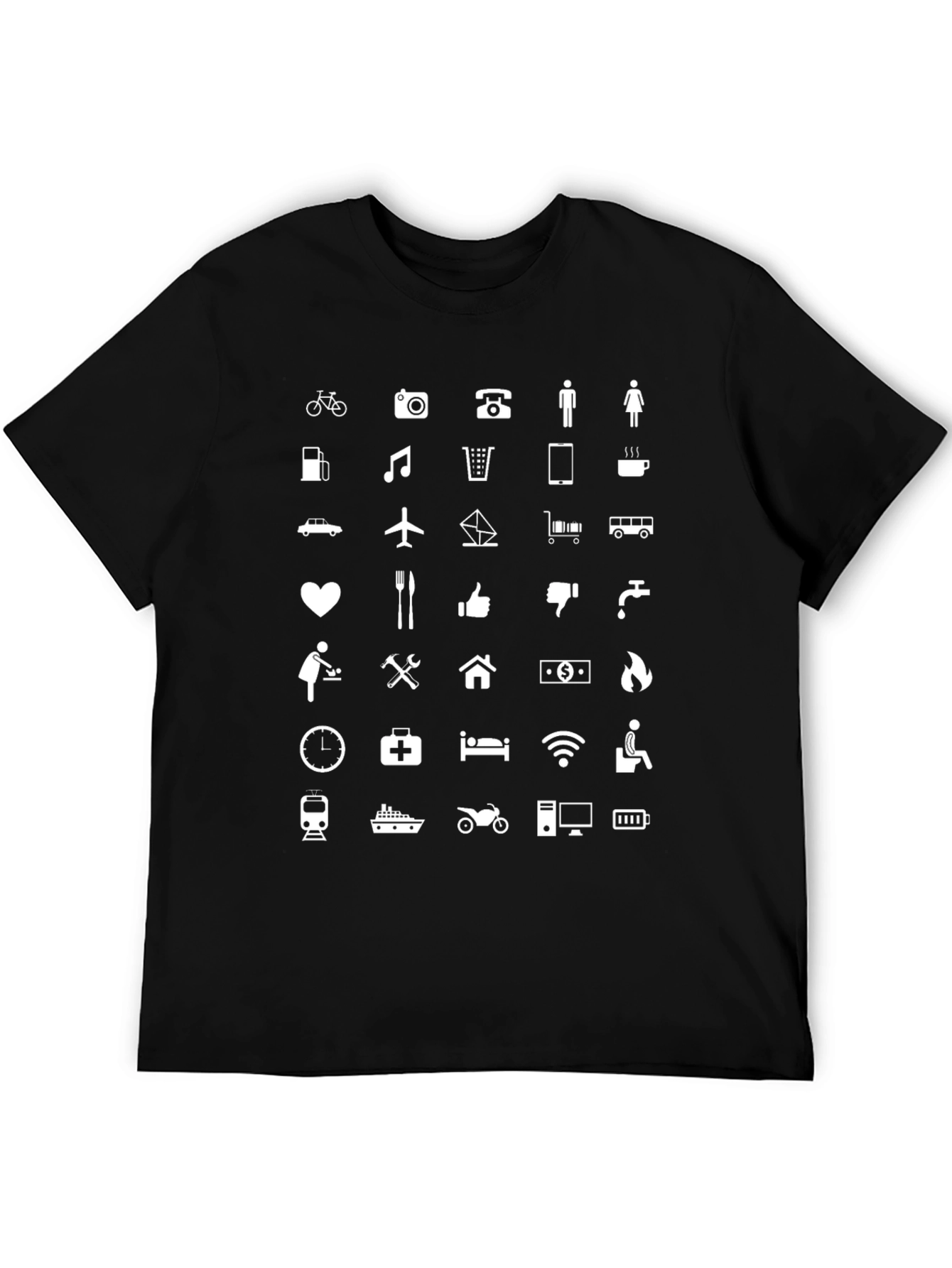 Icon Array Black T-Shirt