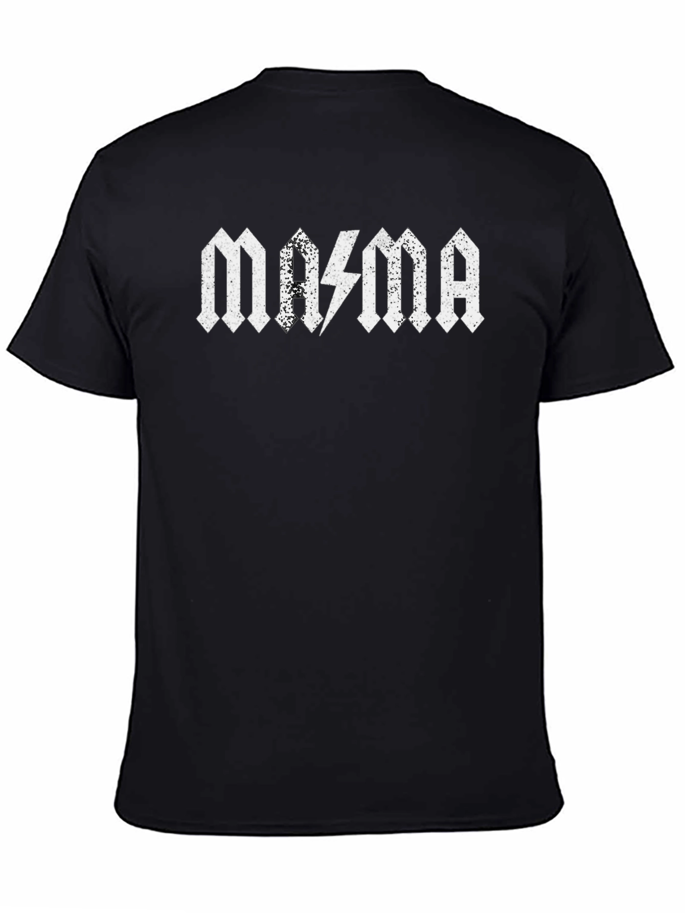 Mama AC/DC Inspired Black T-Shirt