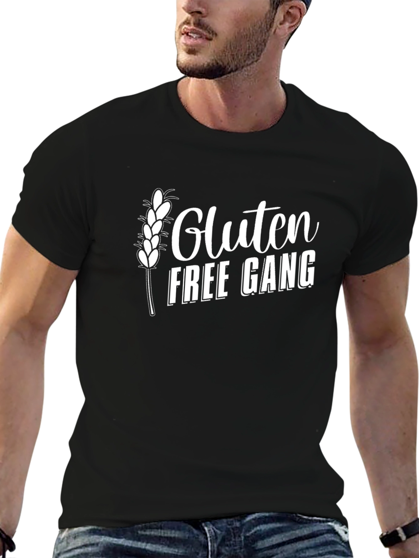 Gluten Free Gang Black T-Shirt