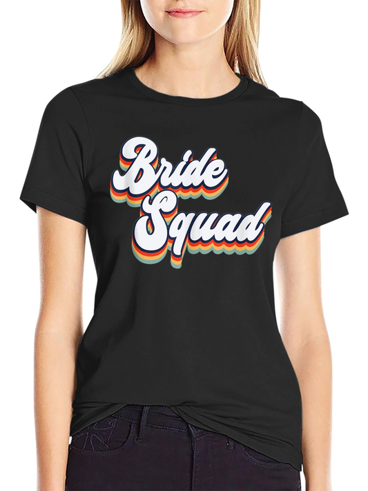 Bride Squad Retro T-Shirt