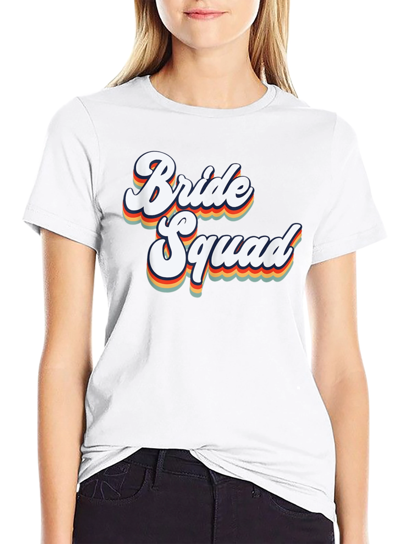 Bride Squad Retro T-Shirt
