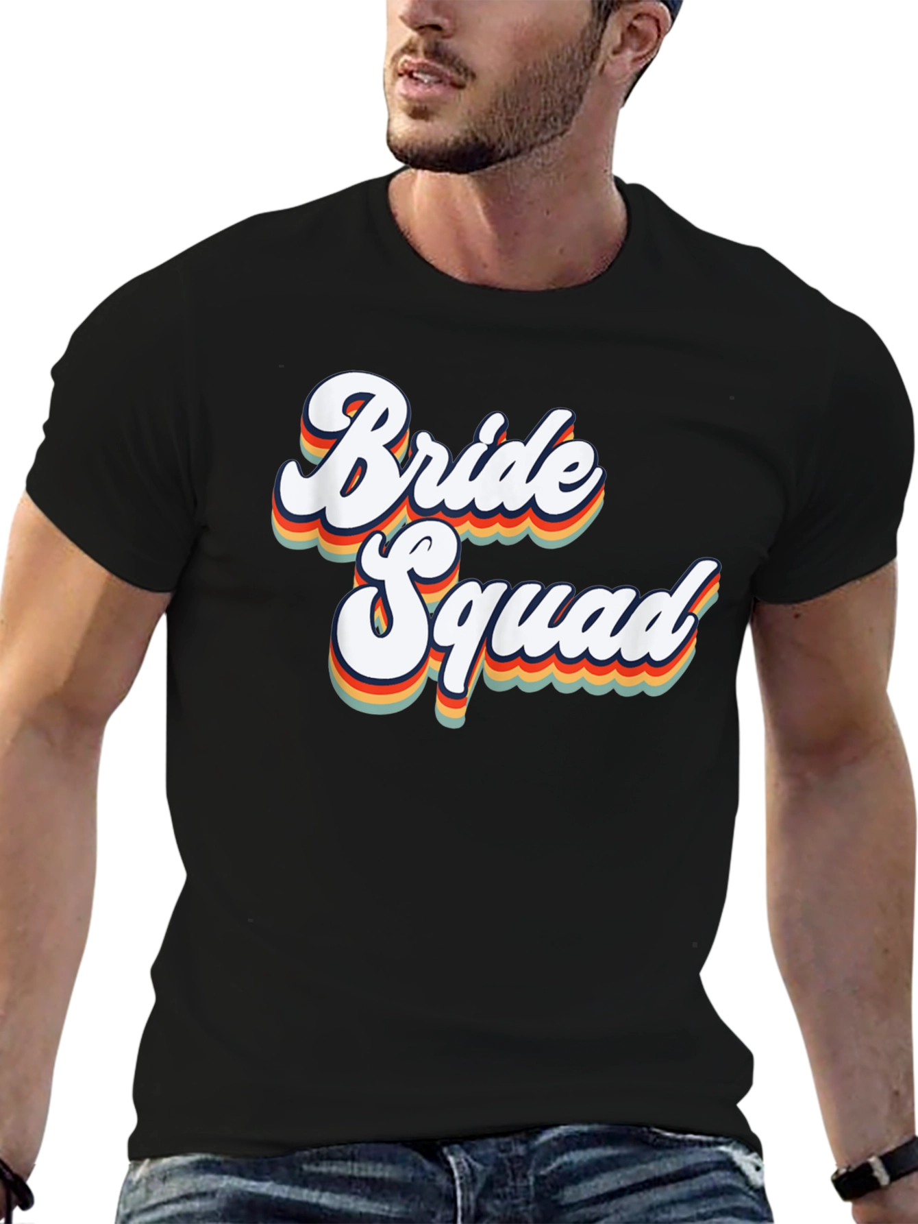 Bride Squad Retro T-Shirt