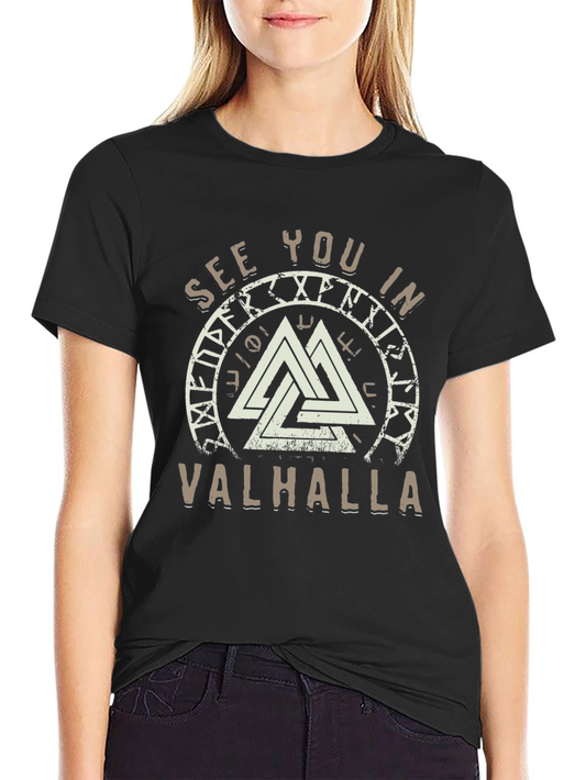 See You In Valhalla Viking T-Shirt