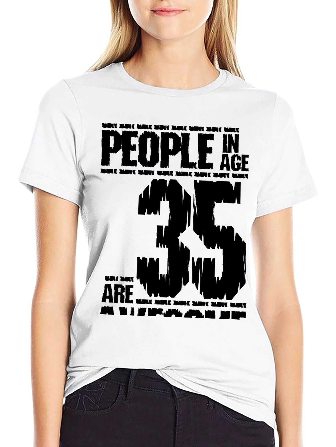 Awesome 35 Year Olds Black T-Shirt