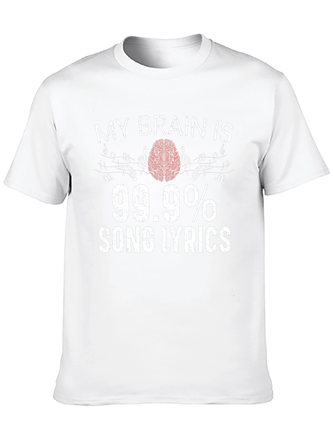 My Brain is 99.9% Song Lyrics Graphic Tee