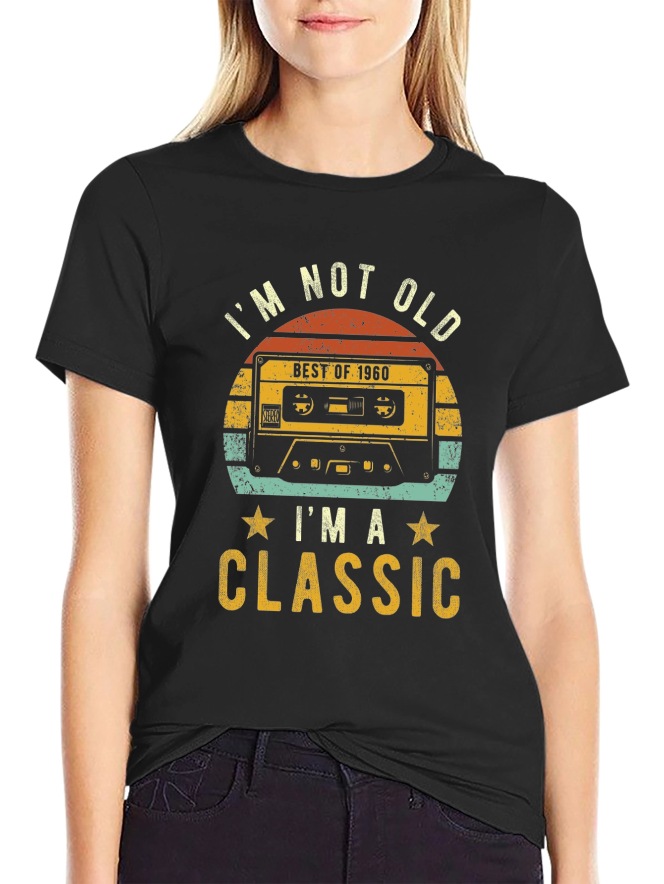 Retro 1960 Cassette Graphic T-Shirt