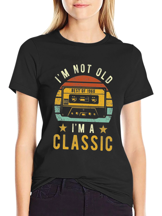 Retro 1960 Cassette Graphic T-Shirt