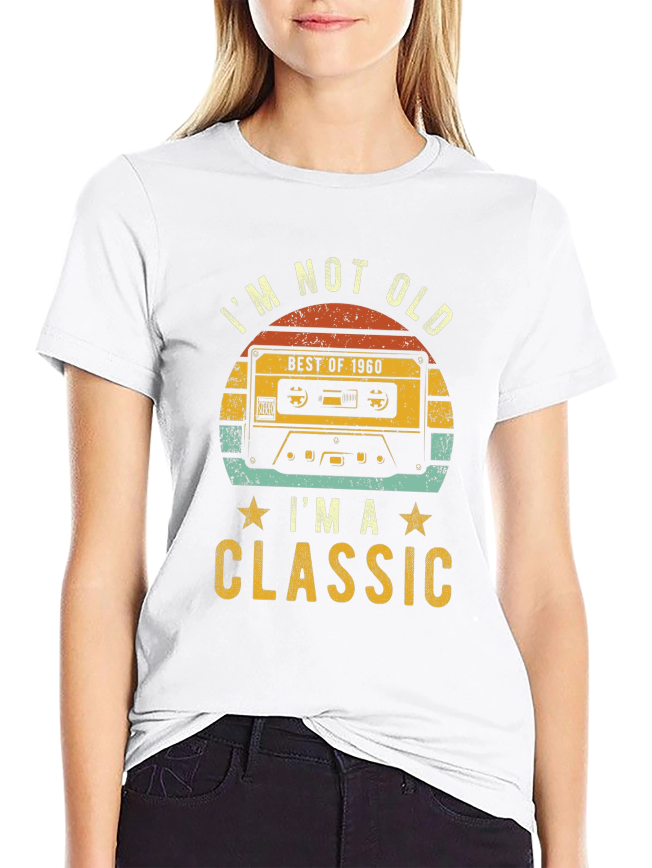 Retro 1960 Cassette Graphic T-Shirt