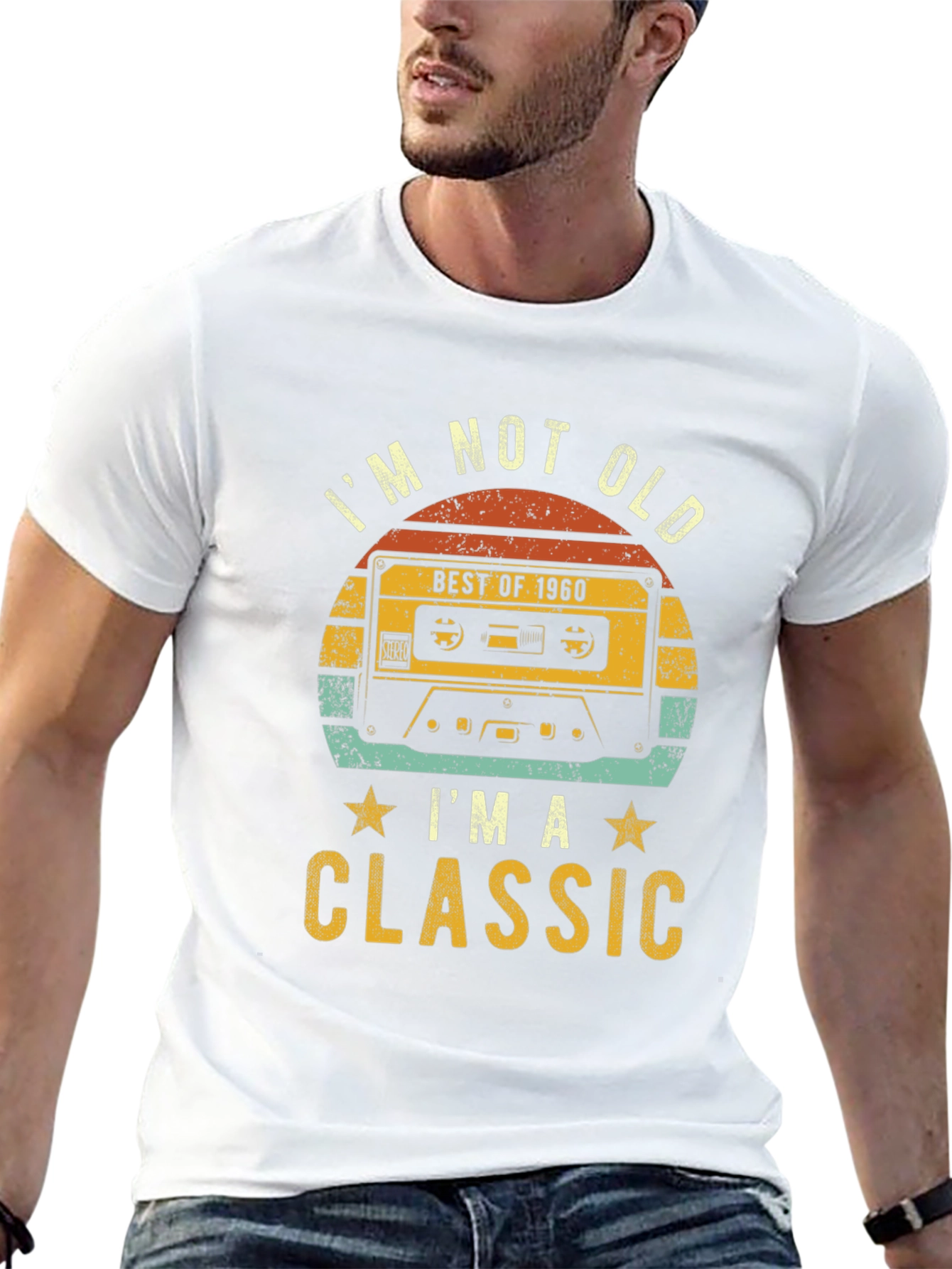 Retro 1960 Cassette Graphic T-Shirt