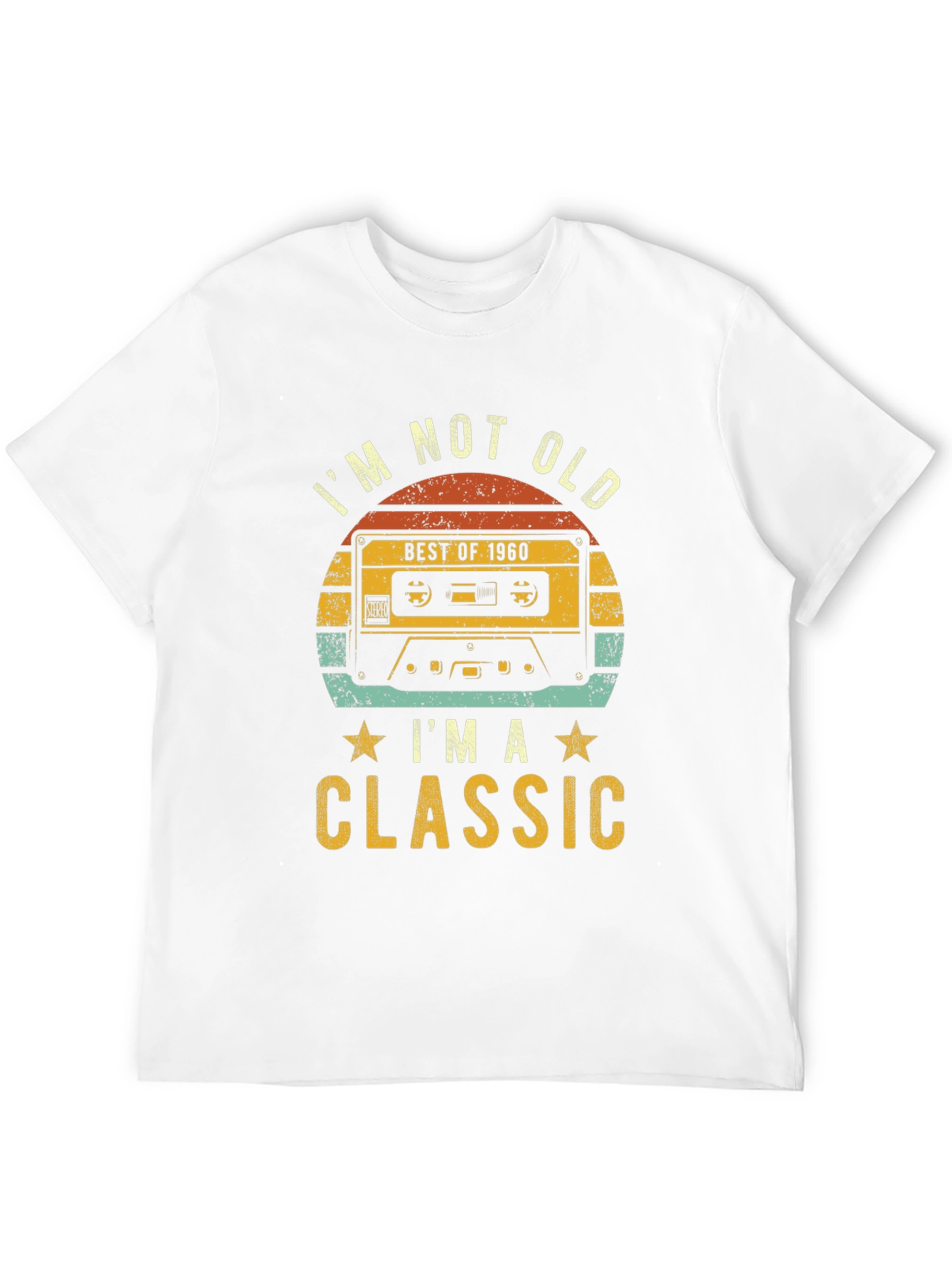 Retro 1960 Cassette Graphic T-Shirt