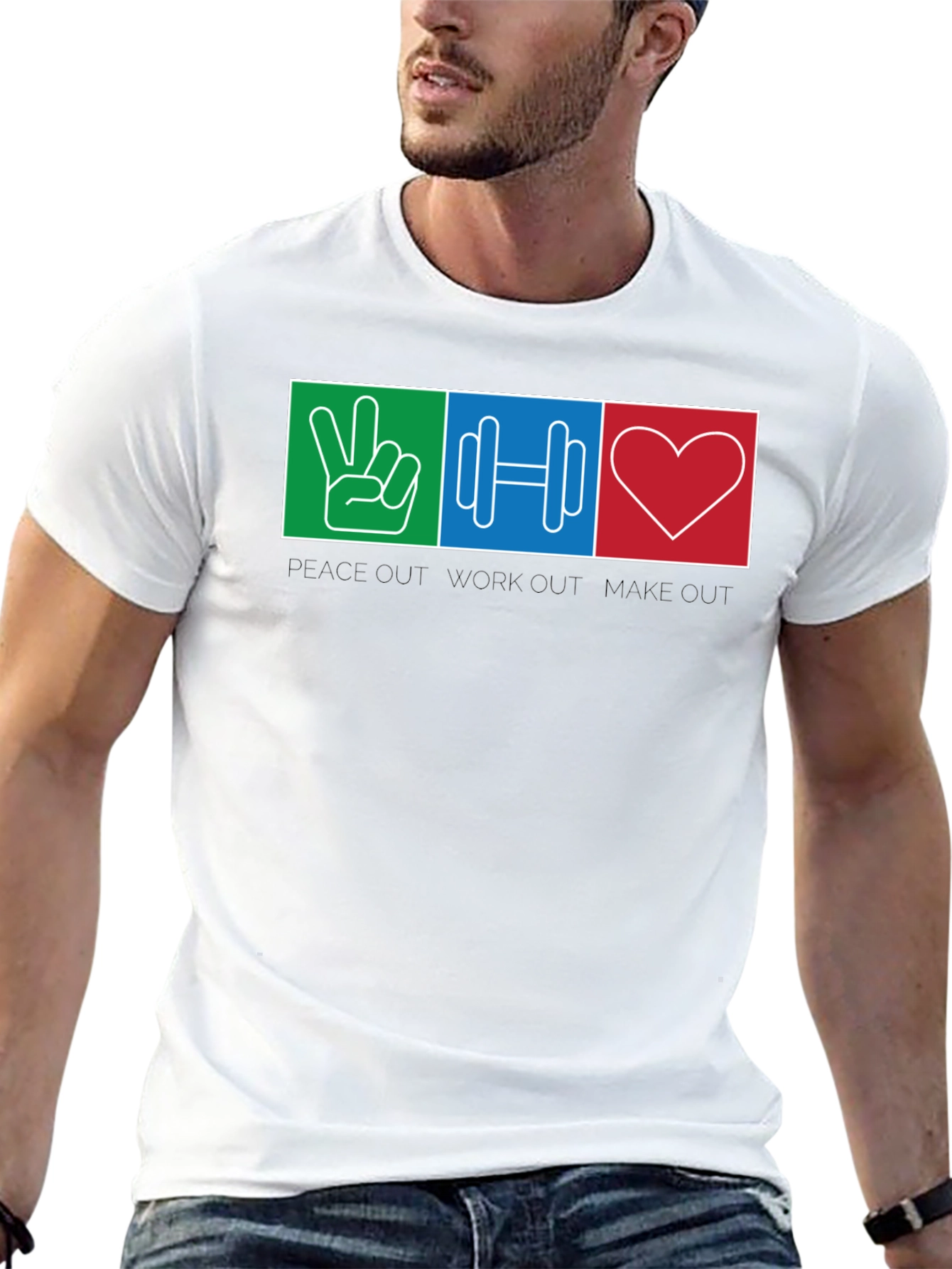 Peace Out Workout Make Out T-Shirt