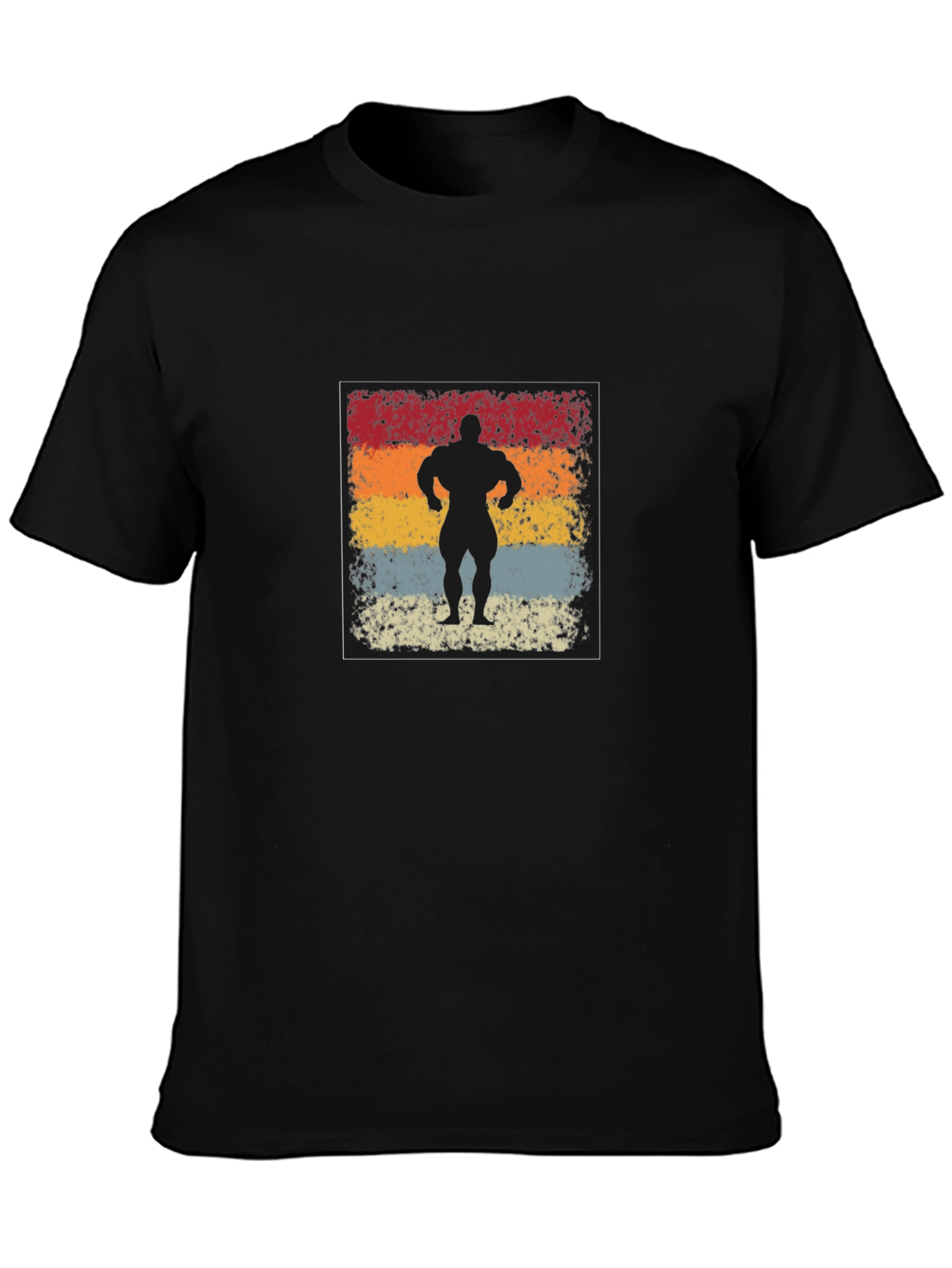 Retro Bodybuilder Graphic T-Shirt