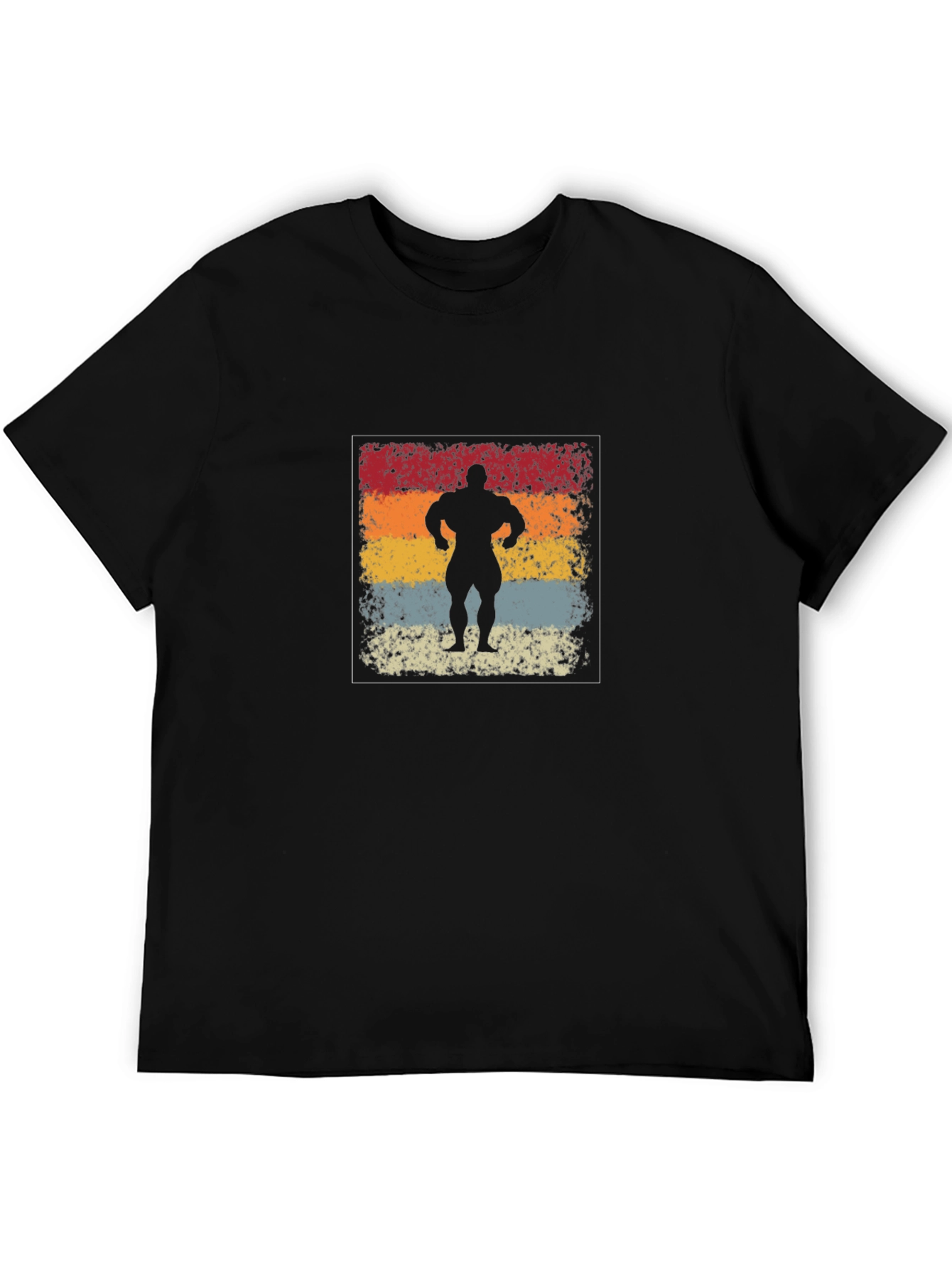 Retro Bodybuilder Graphic T-Shirt