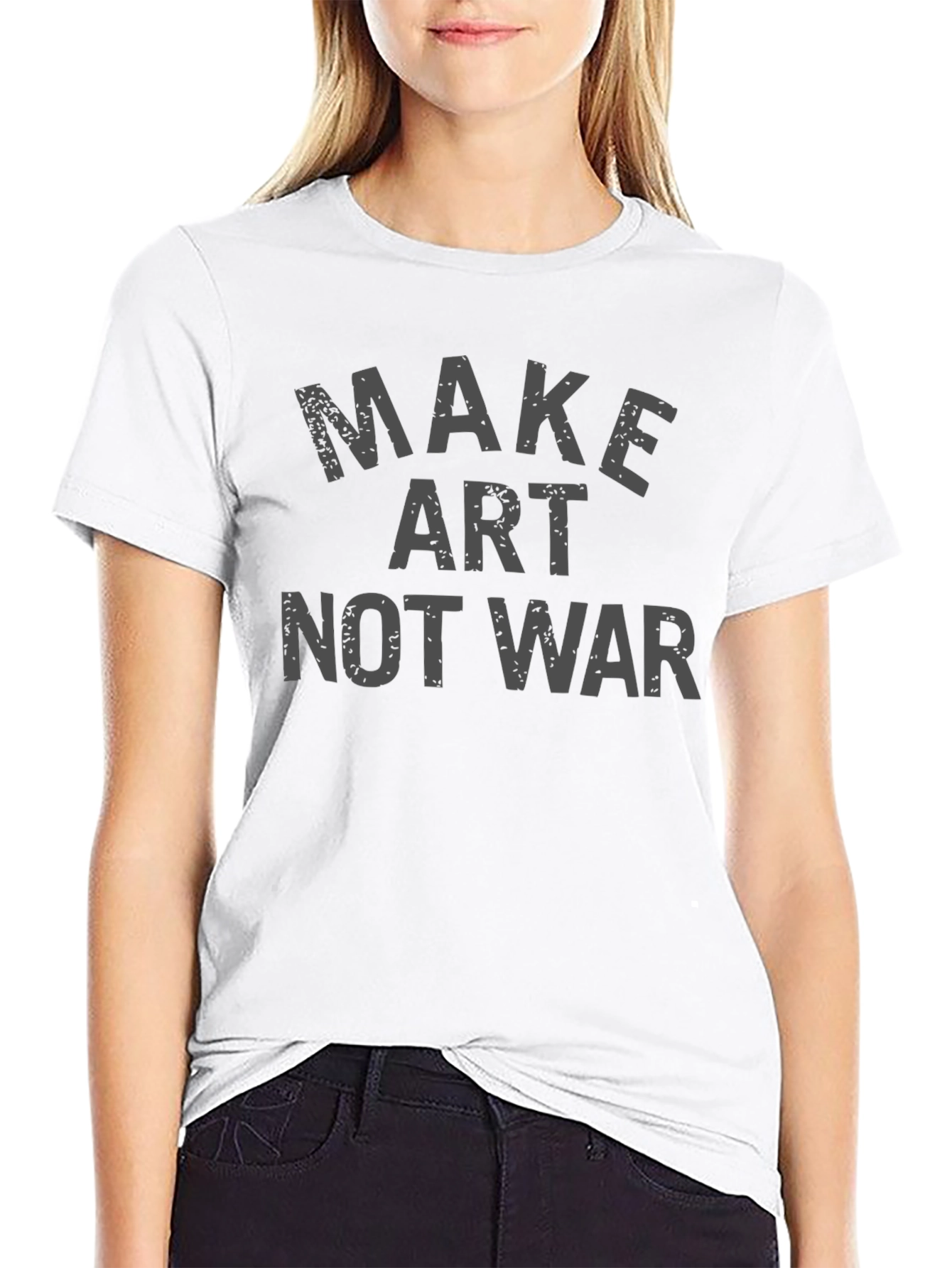 Make Art Not War Graphic T-Shirt