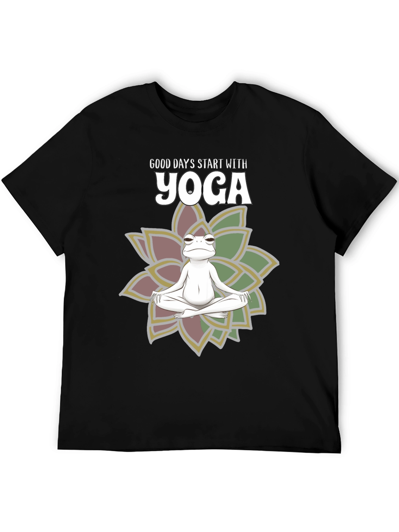 Yoga Frog T-Shirt - Good Days Start With Yoga