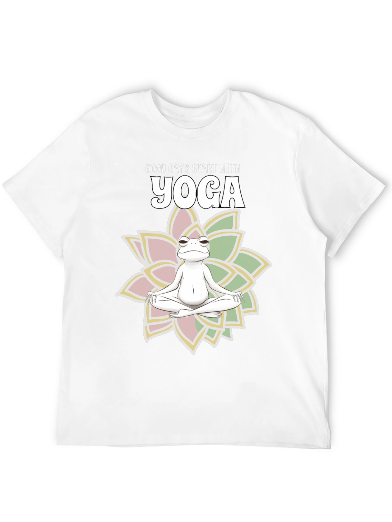 Yoga Frog T-Shirt - Good Days Start With Yoga