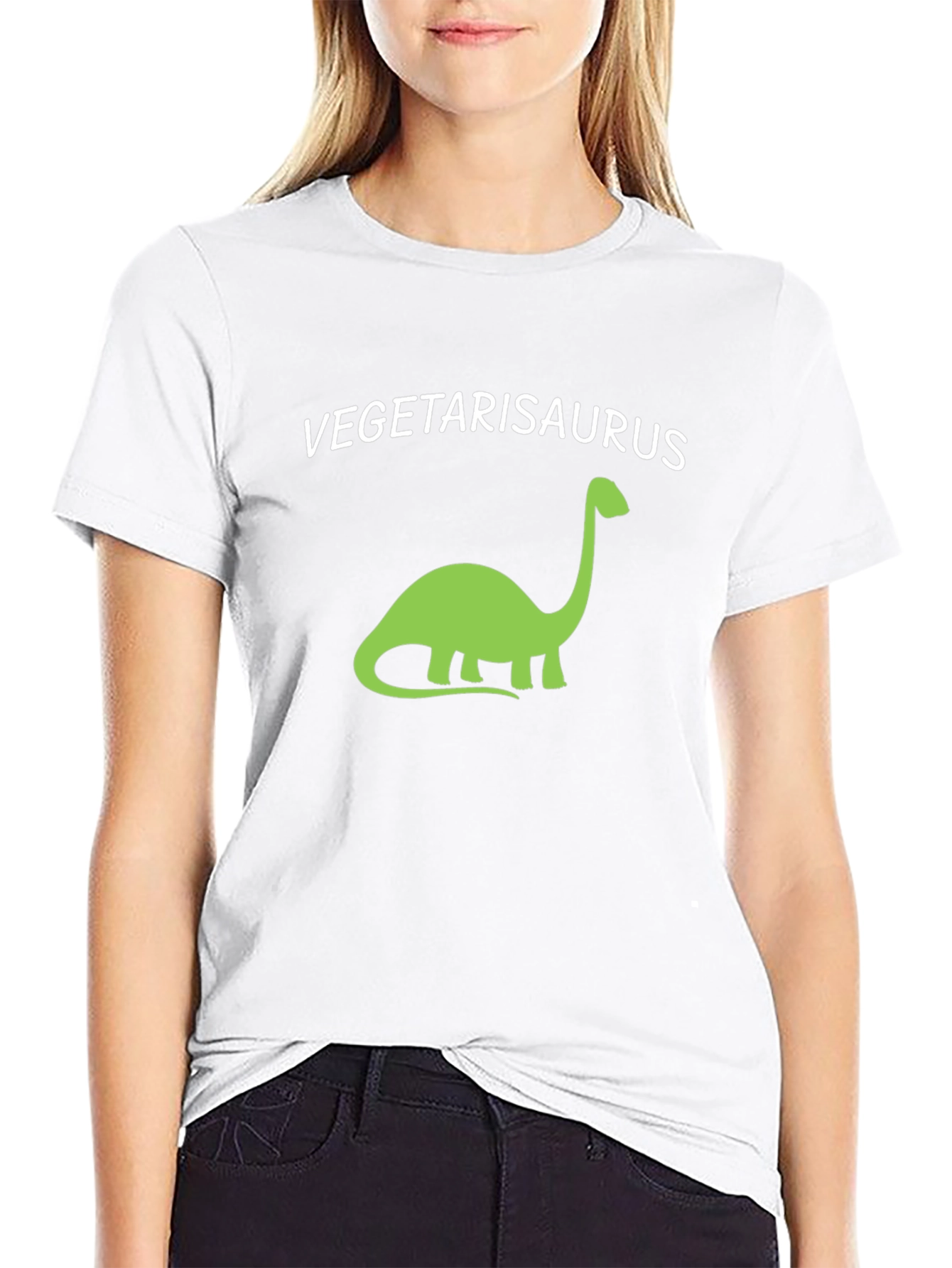 Vegetarisaurus T-Shirt - Vegan Dinosaur Tee