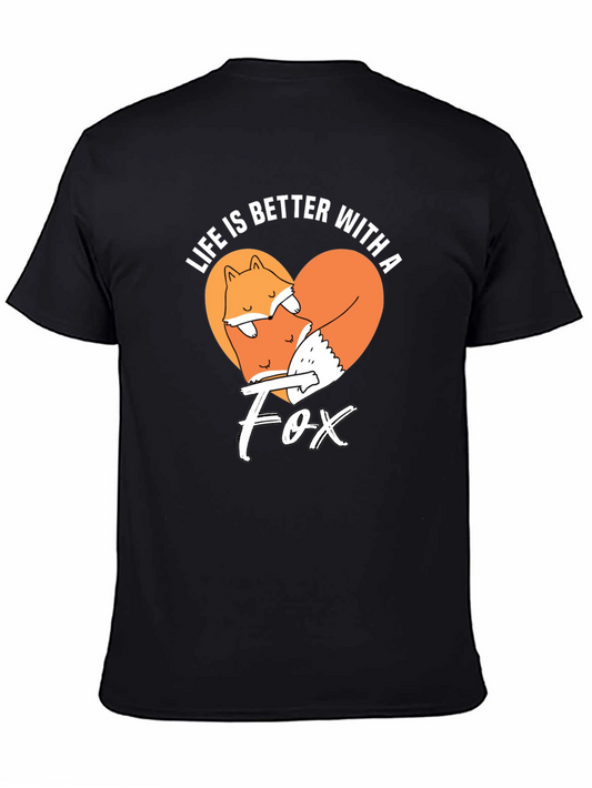 Life is Better With a Fox Graphic Tee