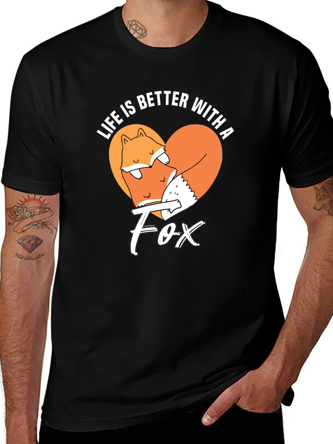 Life is Better With a Fox Graphic Tee