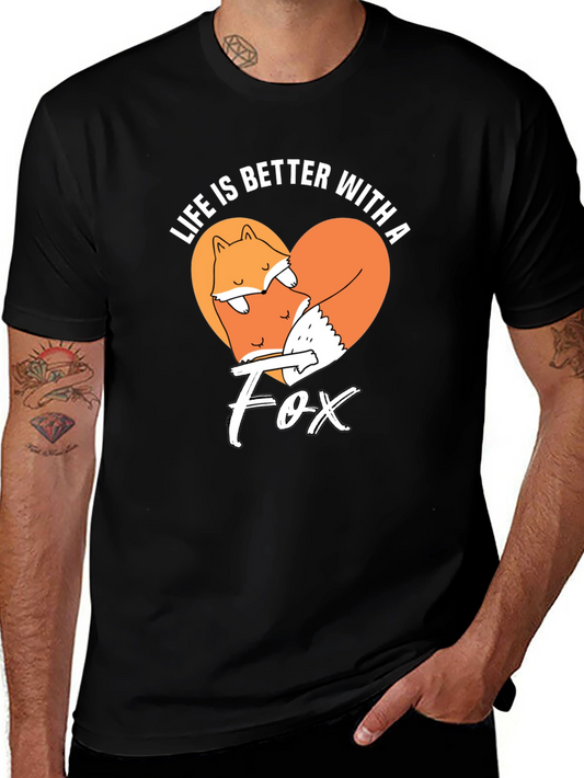Life is Better With a Fox Graphic Tee