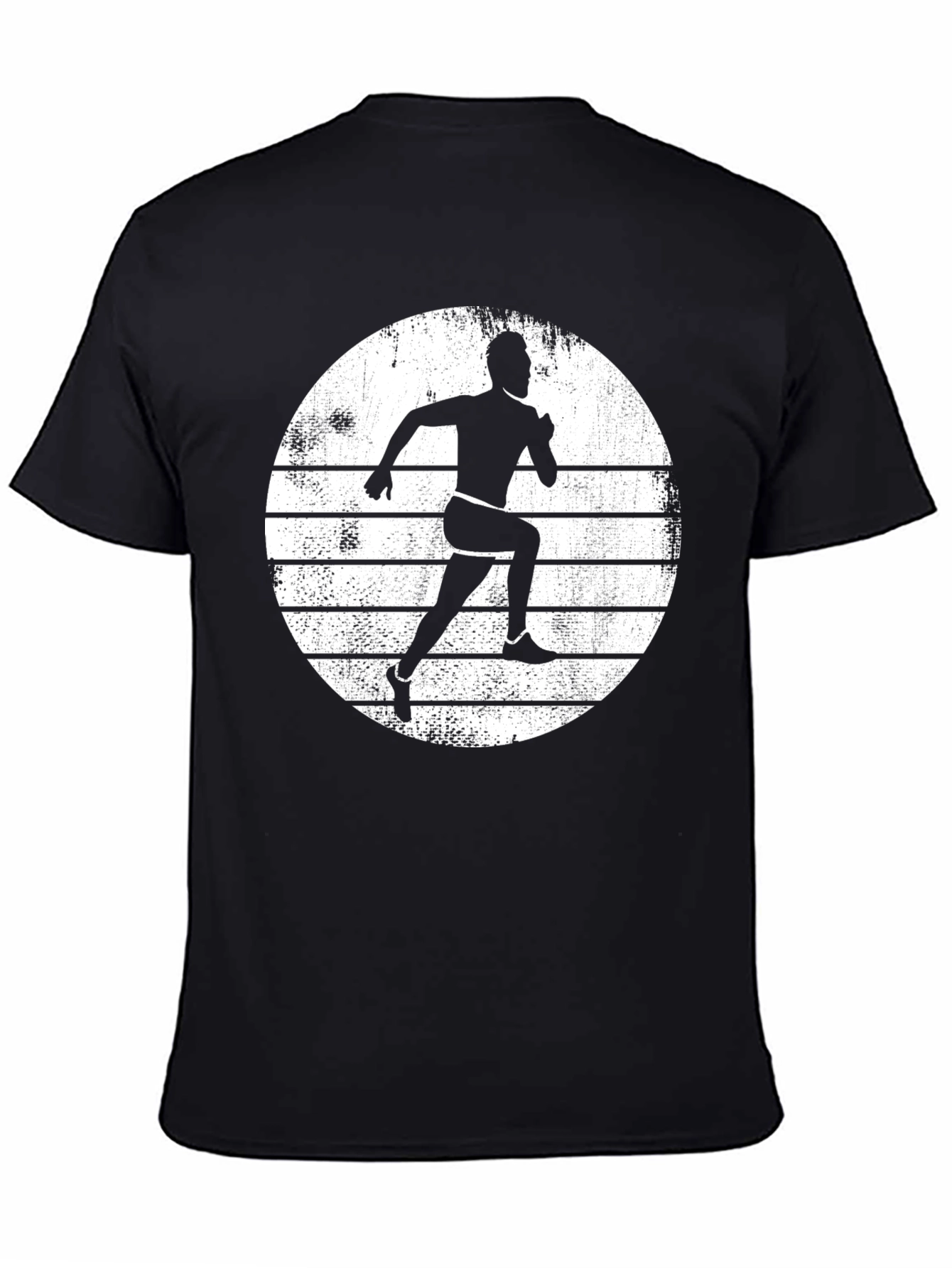 Runner Silhouette T-Shirt - Athletic Black Tee