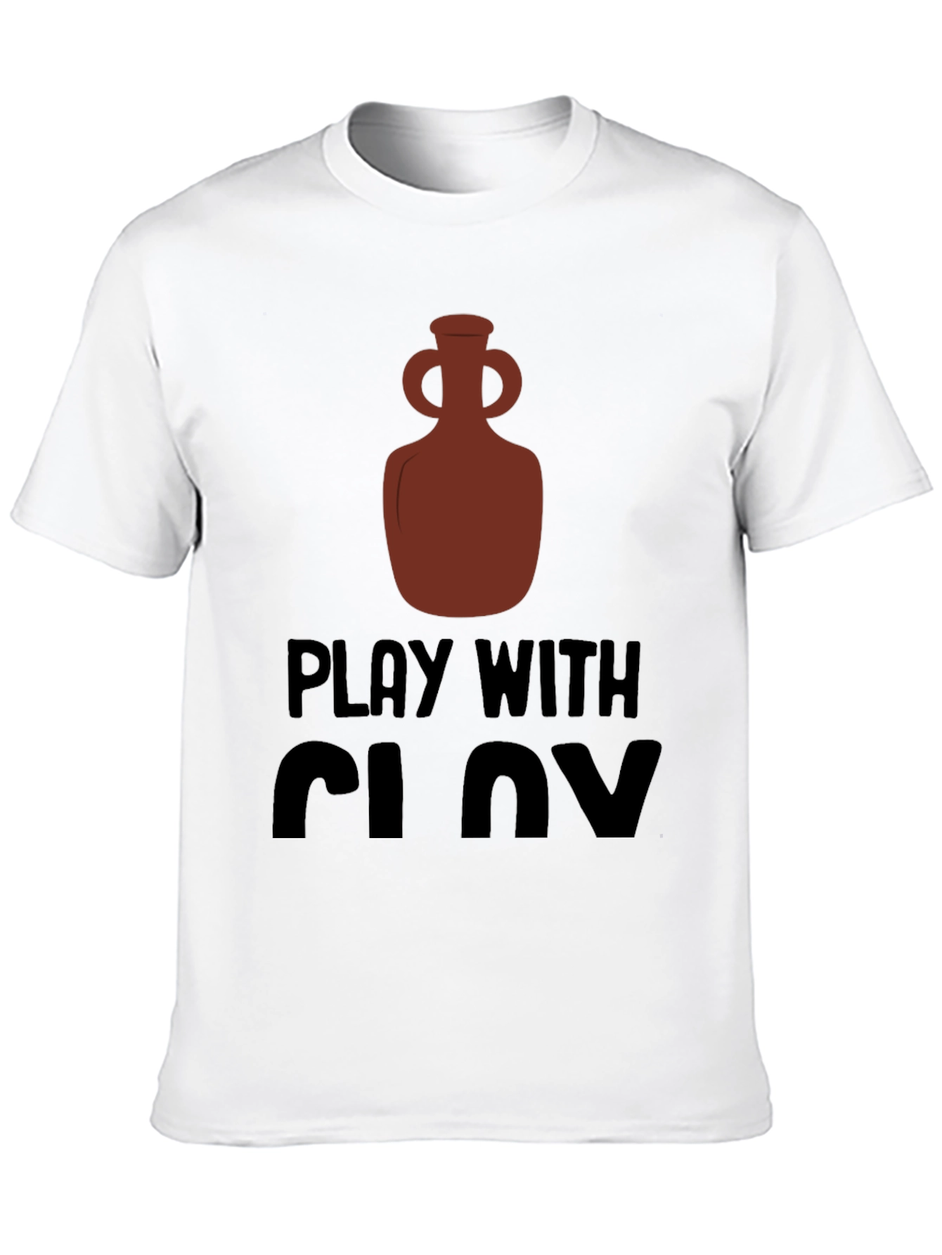 Play With Clay Graphic Tee Pottery Lover T-Shirt