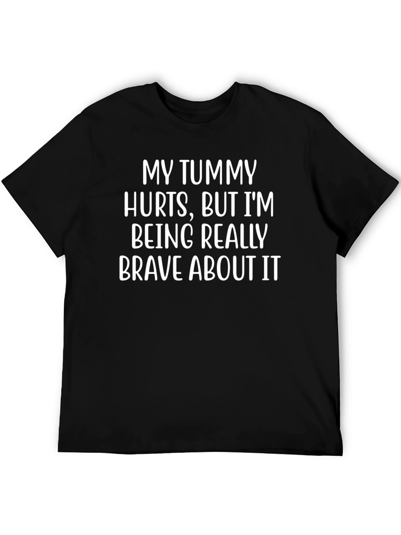 Funny Tummy Hurts Graphic T-Shirt
