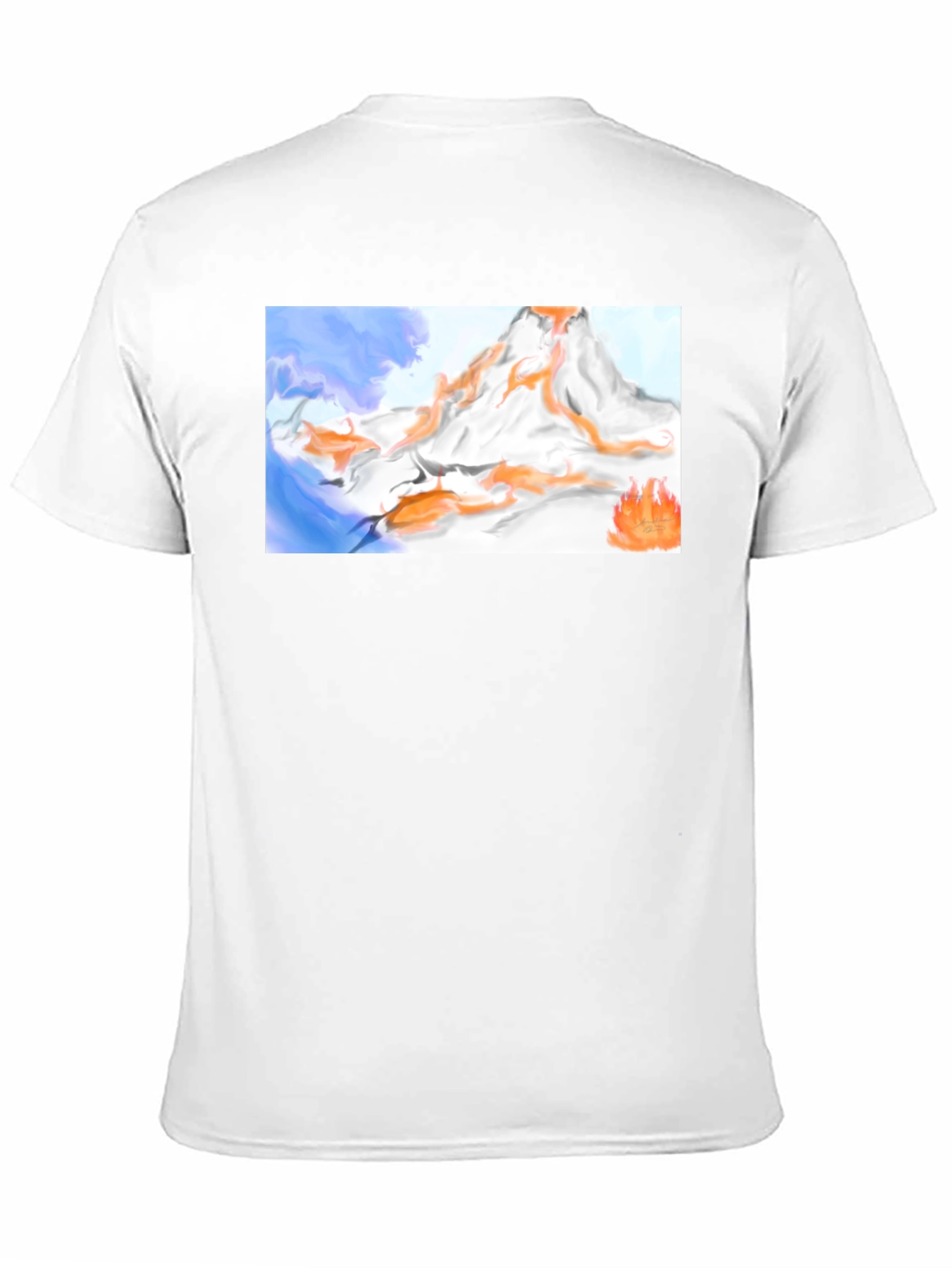 Mountain Flames Graphic Tee