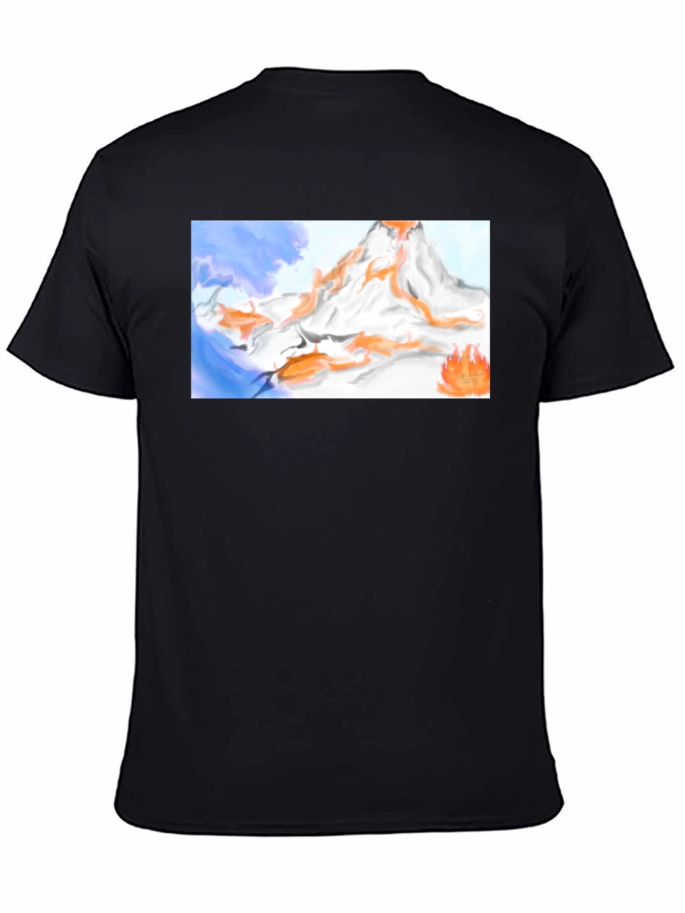 Mountain Flames Graphic Tee